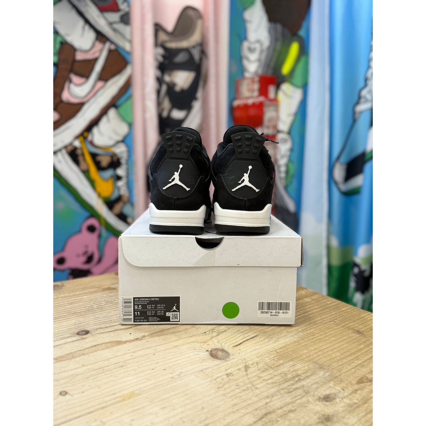 Jordan 4 White Thunder UK 8.5