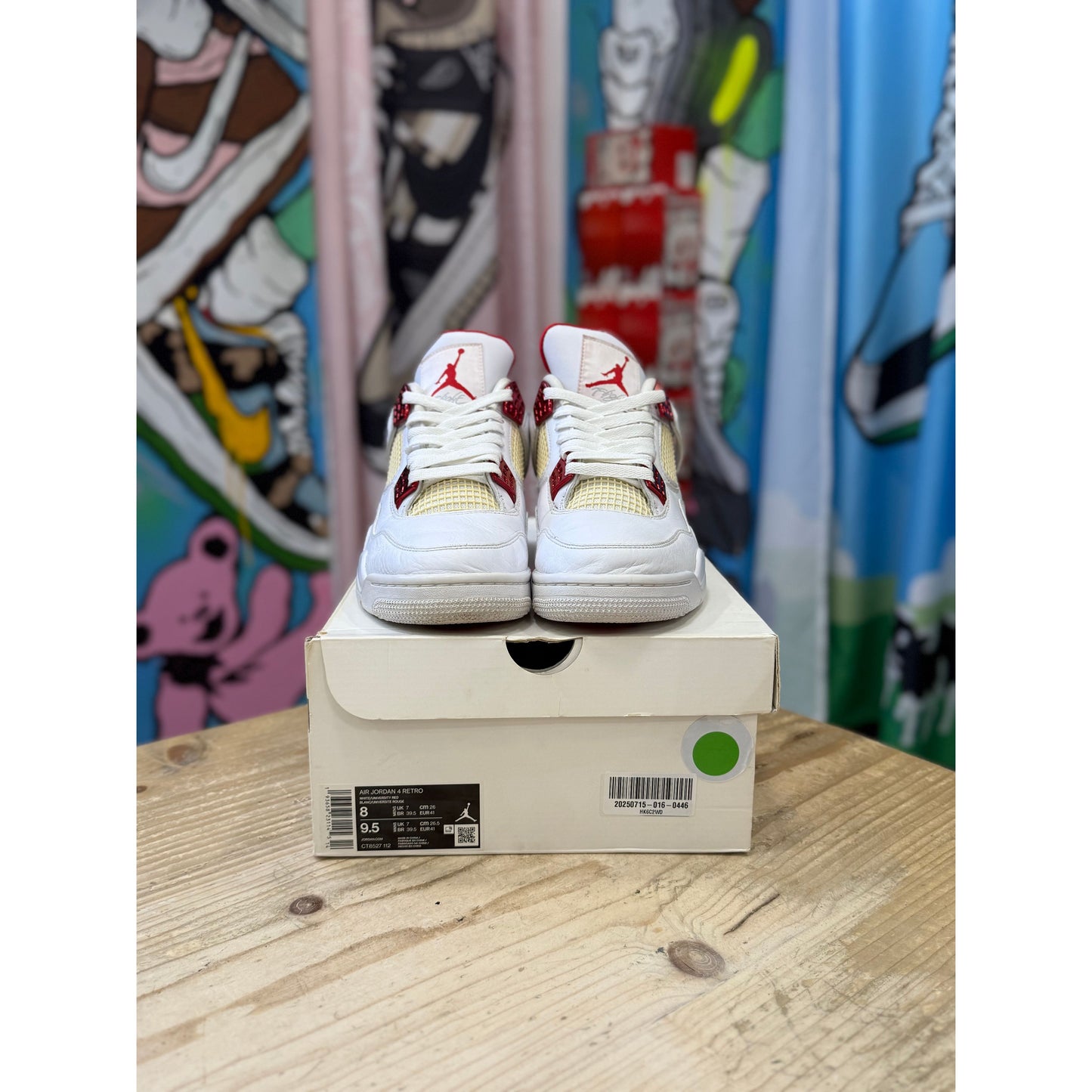 Jordan 4 Red Metallic UK7