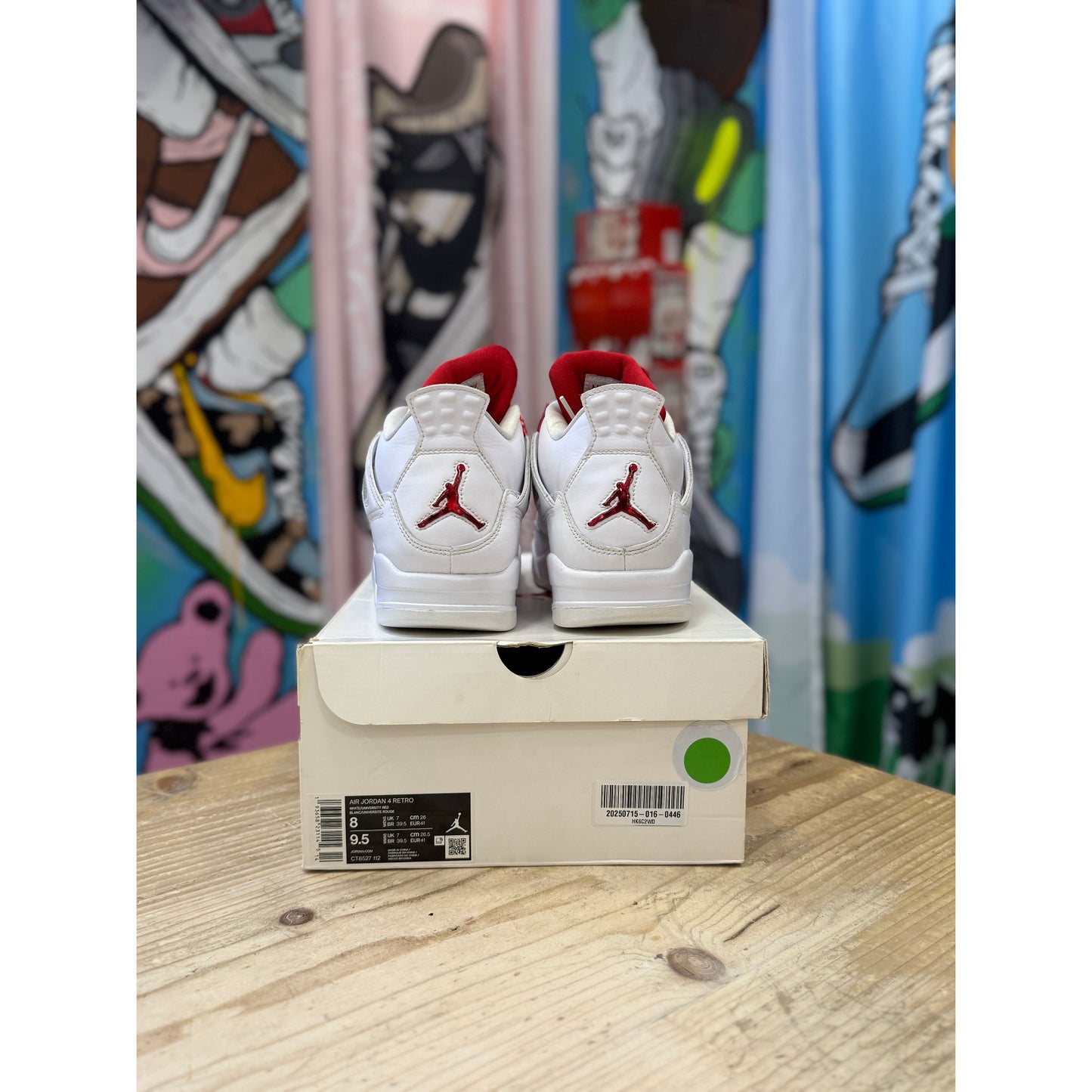 Jordan 4 Red Metallic UK7