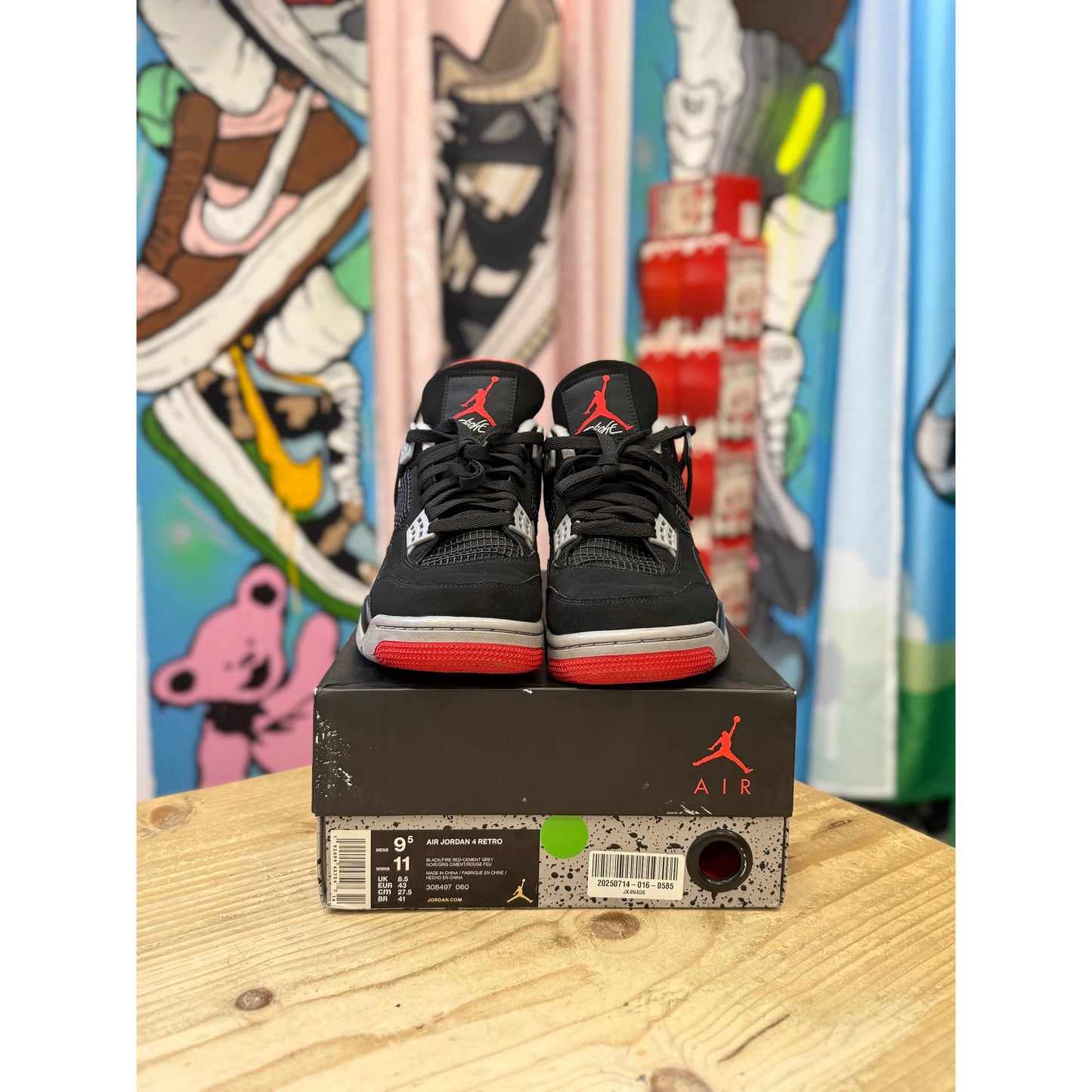 Jordan 4 Bred (2019) UK8.5