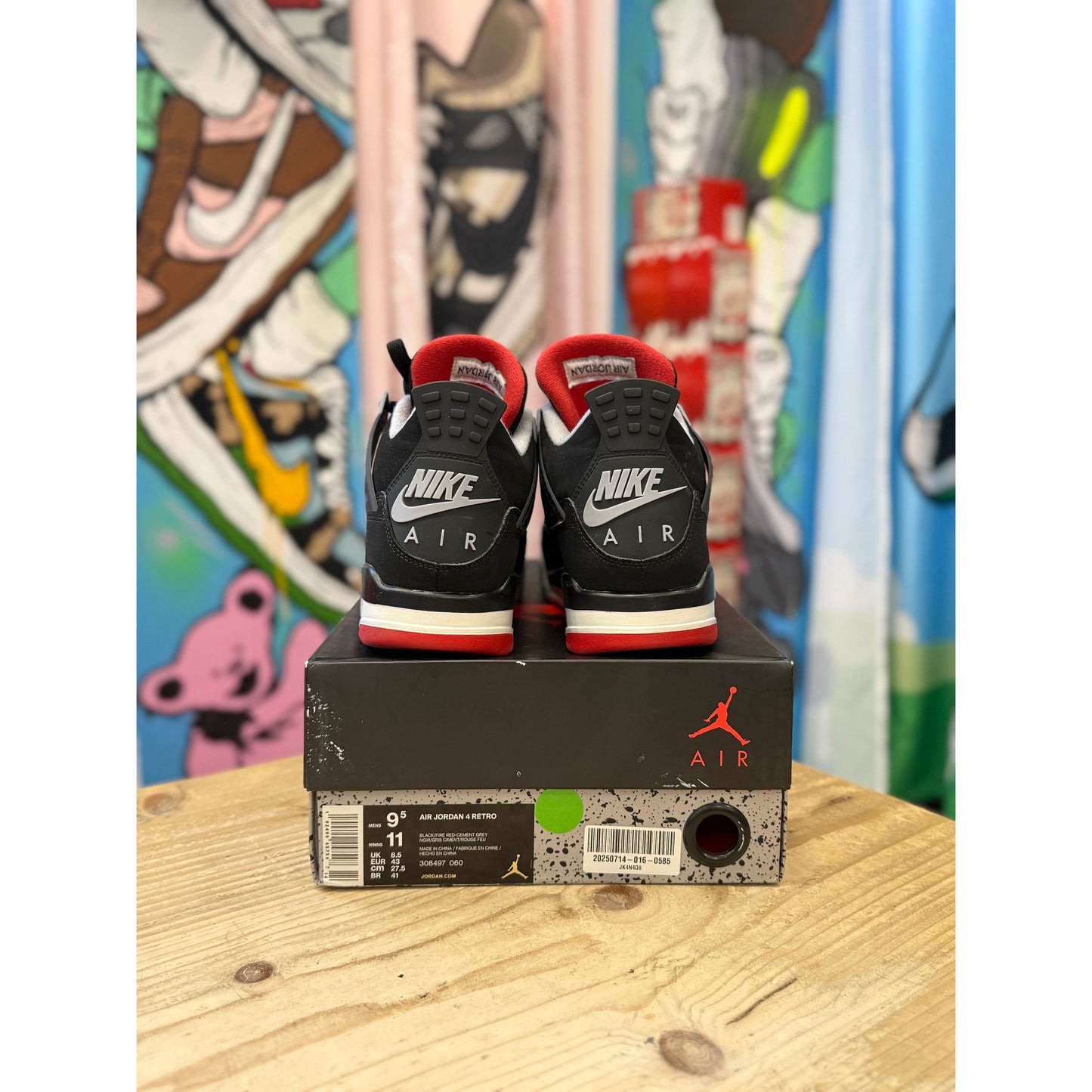 Jordan 4 Bred (2019) UK8.5