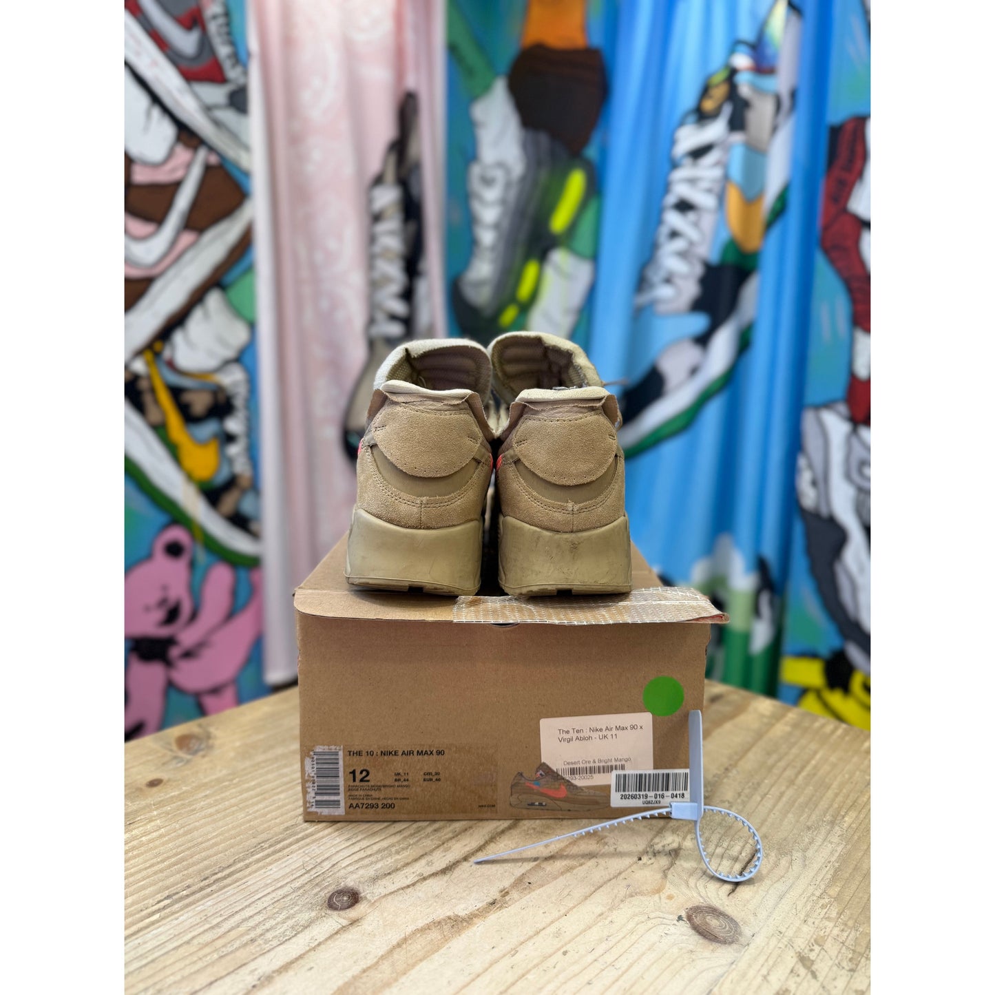 Nike Air Max 90 Off White Desert Ore UK 11