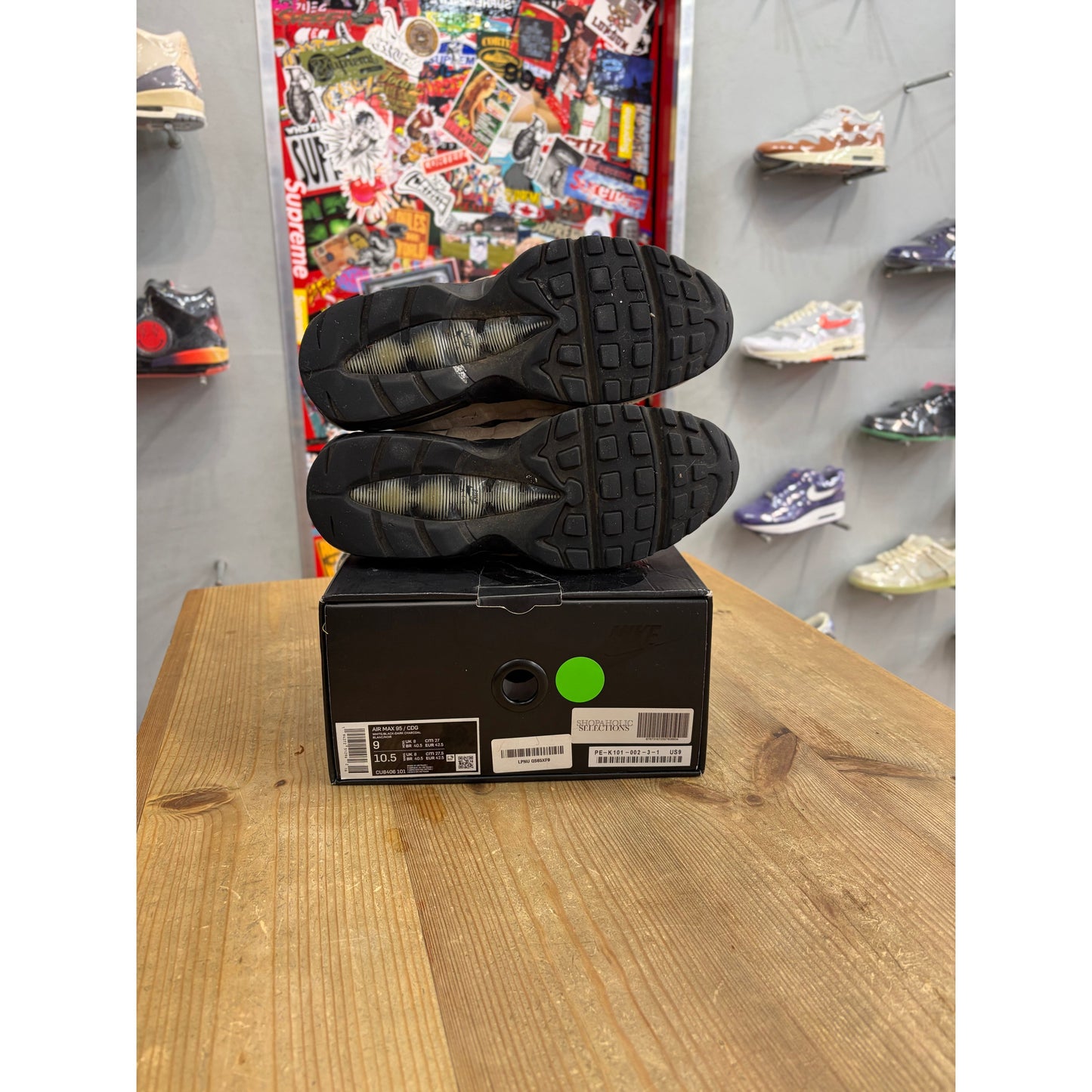 Nike Air Max 95 Comme des Garcons Black Grey UK8