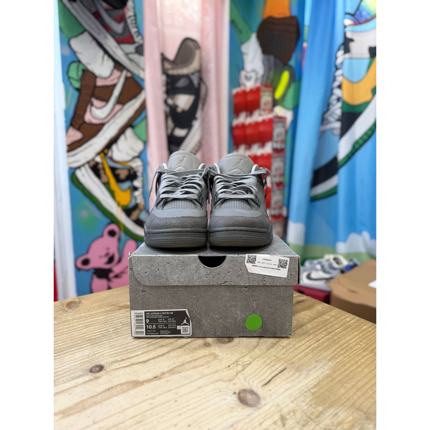Jordan 4 Wet Cement UK8