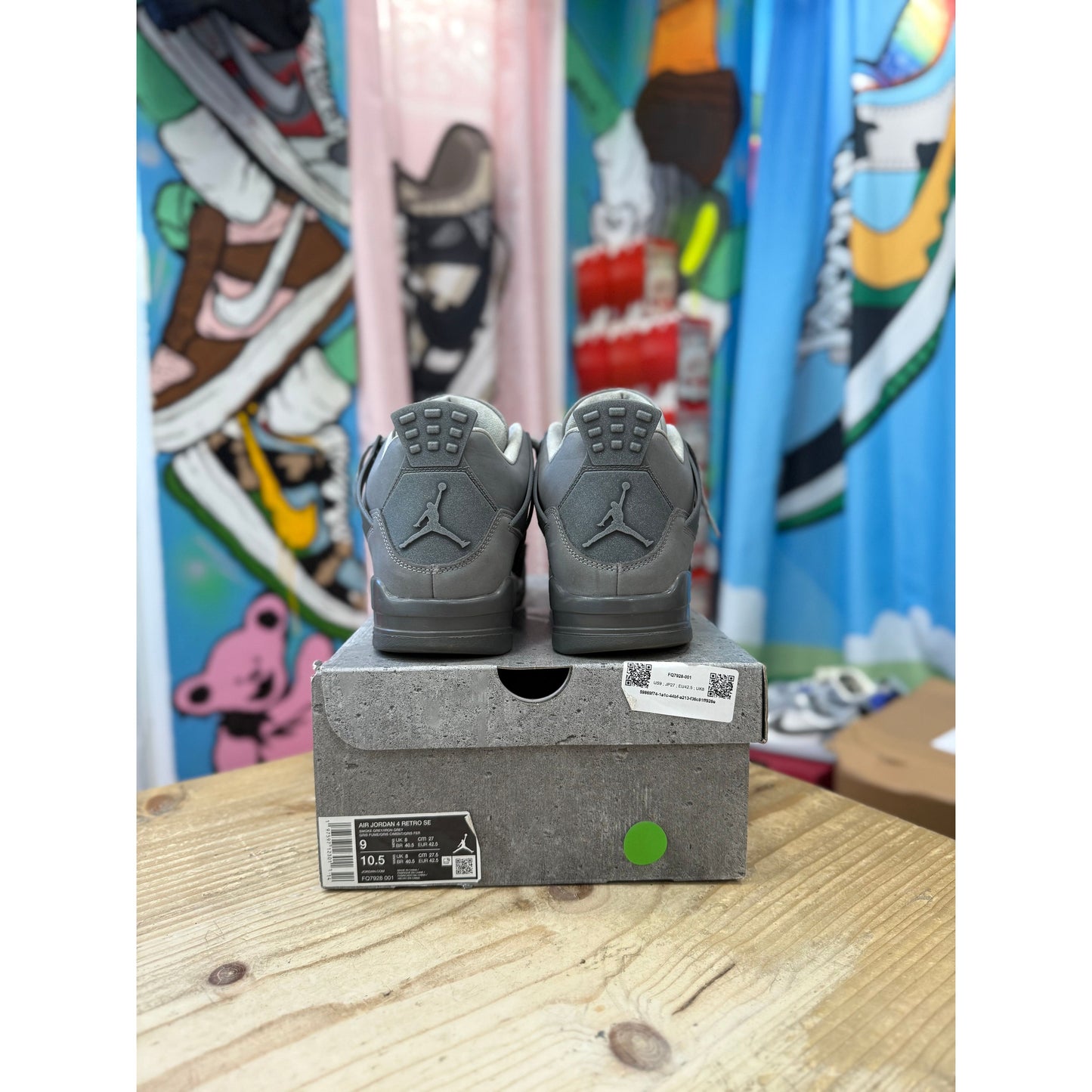 Jordan 4 Wet Cement UK8