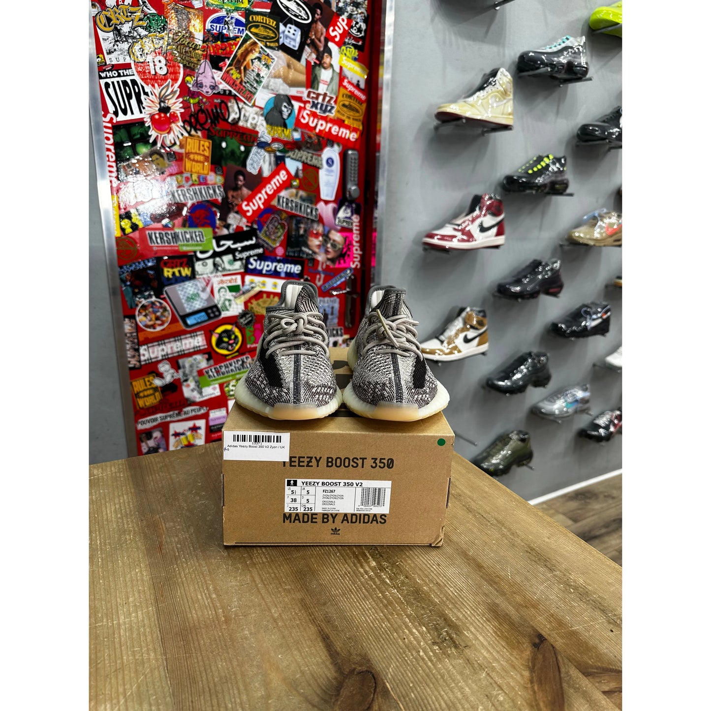Yeezy 350 V2 Zyon UK 4.5 by Yeezy in Shoes. Available at KershKicks for £250.00. A must-have for fans of Yeezy looking to elevate their style with this Kershkicked.