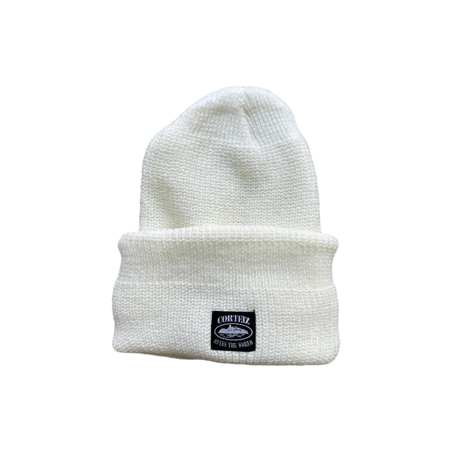 Corteiz Knit Balaclava Cream