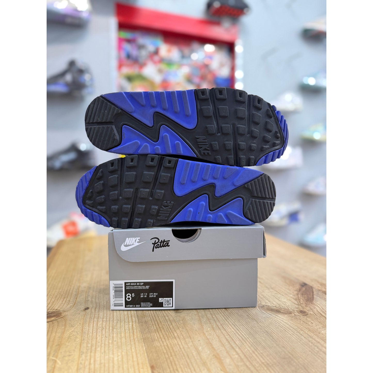 Nike Air Max 90 SP Patta Waves Sapphire UK 7.5