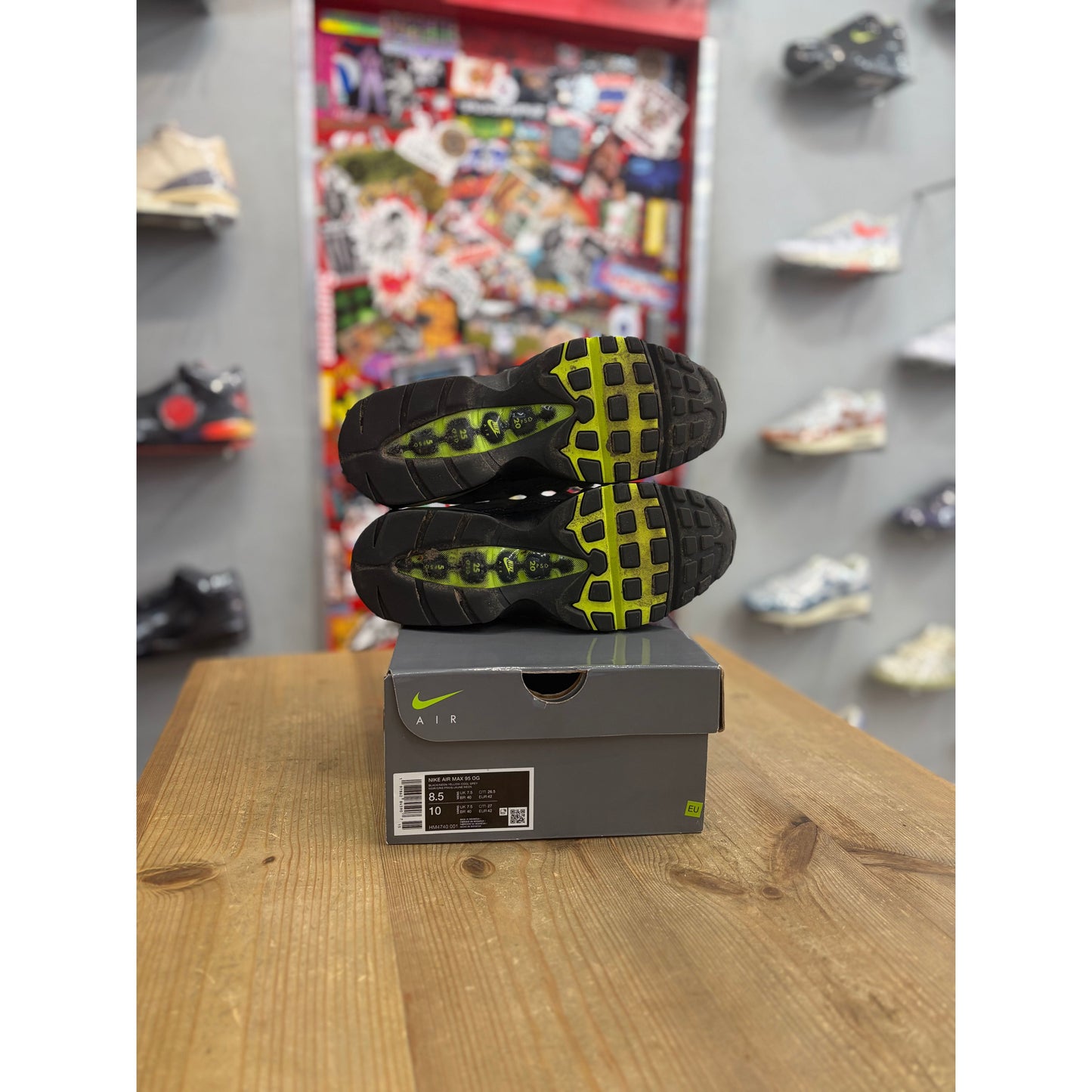 Nike Air Max 95 OG Big Bubble Neon UK 7.5
