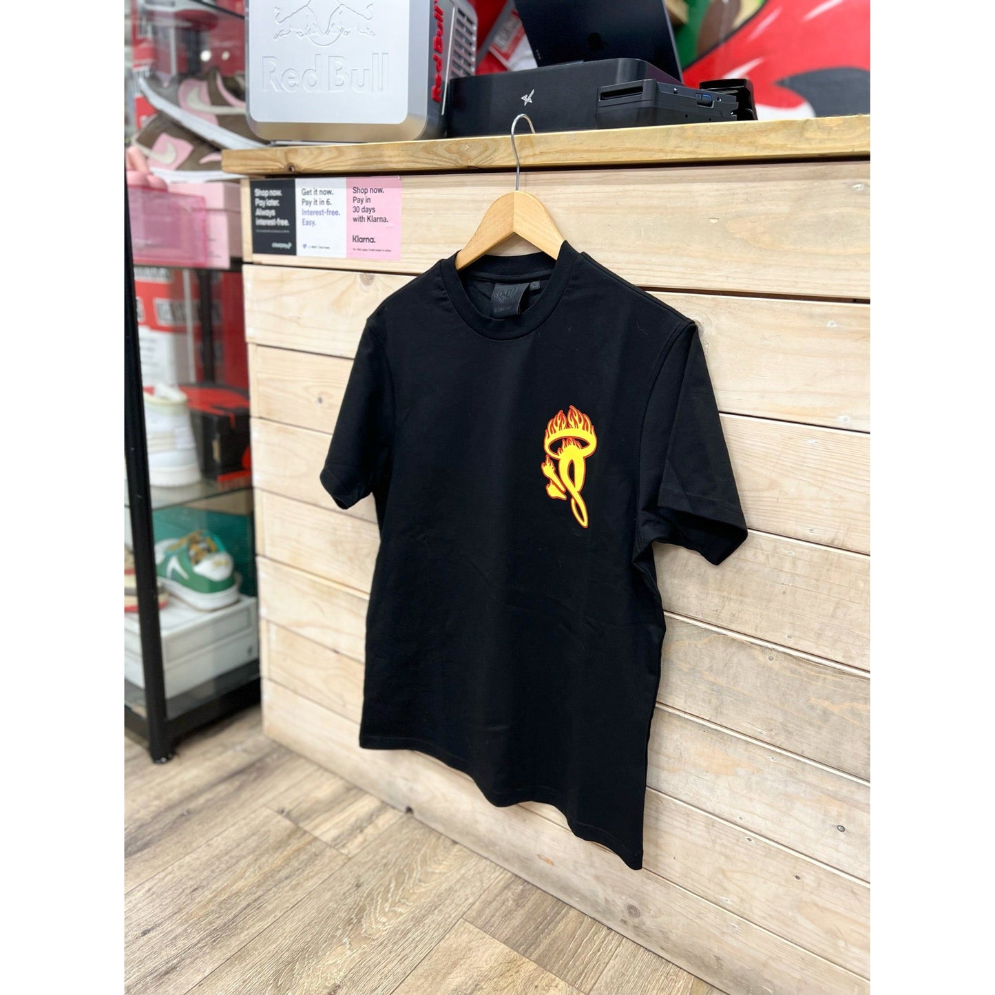 Syna World Hot Wheels T-Shirt Black by SYNA in Uncategorized. Available at KershKicks for £60.00. A must-have for fans of SYNA looking to elevate their style with this T-Shirt.