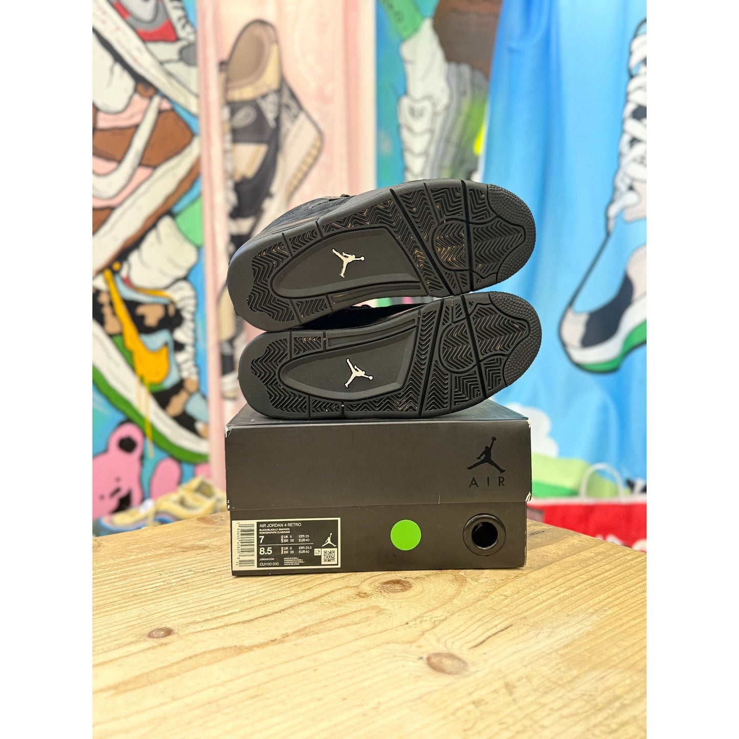 Jordan 4 Retro Black Cat (2020) UK 6