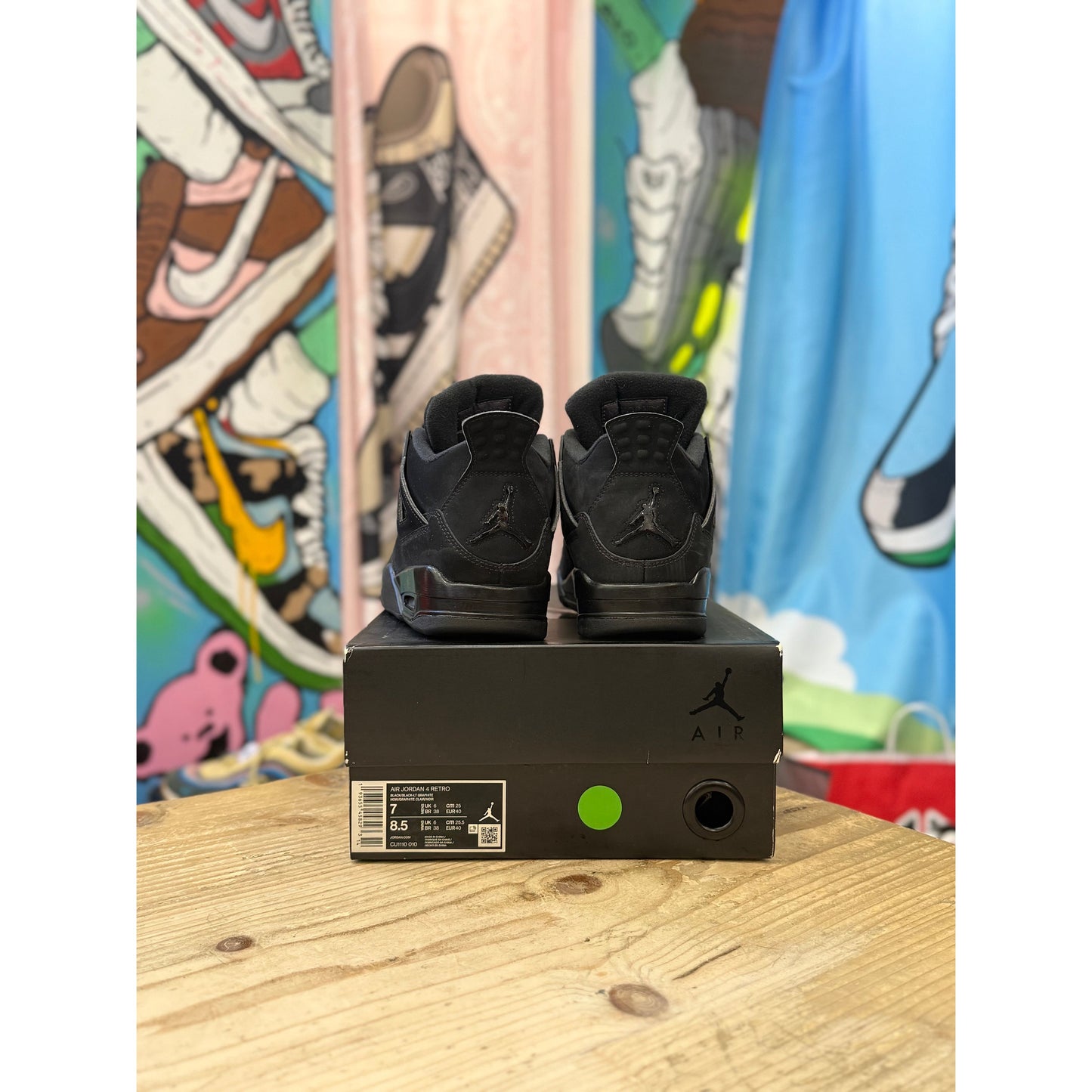 Jordan 4 Retro Black Cat (2020) UK 6