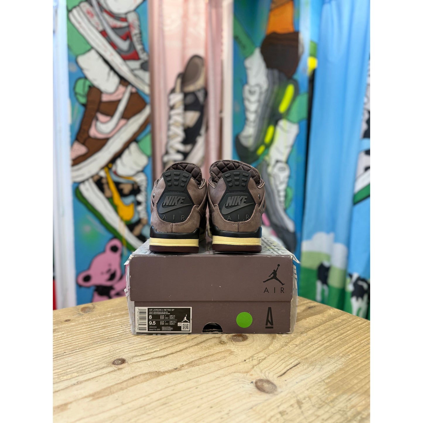 Jordan 4 A MA MANIERE Violot Ore UK7