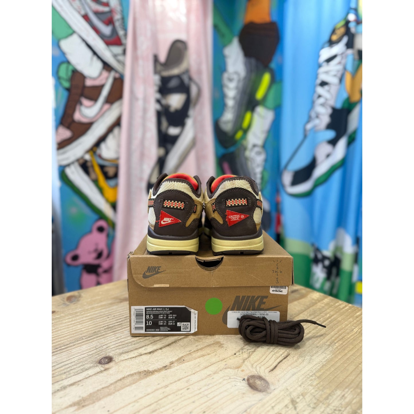 Nike Air Max 1 Travis Scott Baroque Brown UK7.5