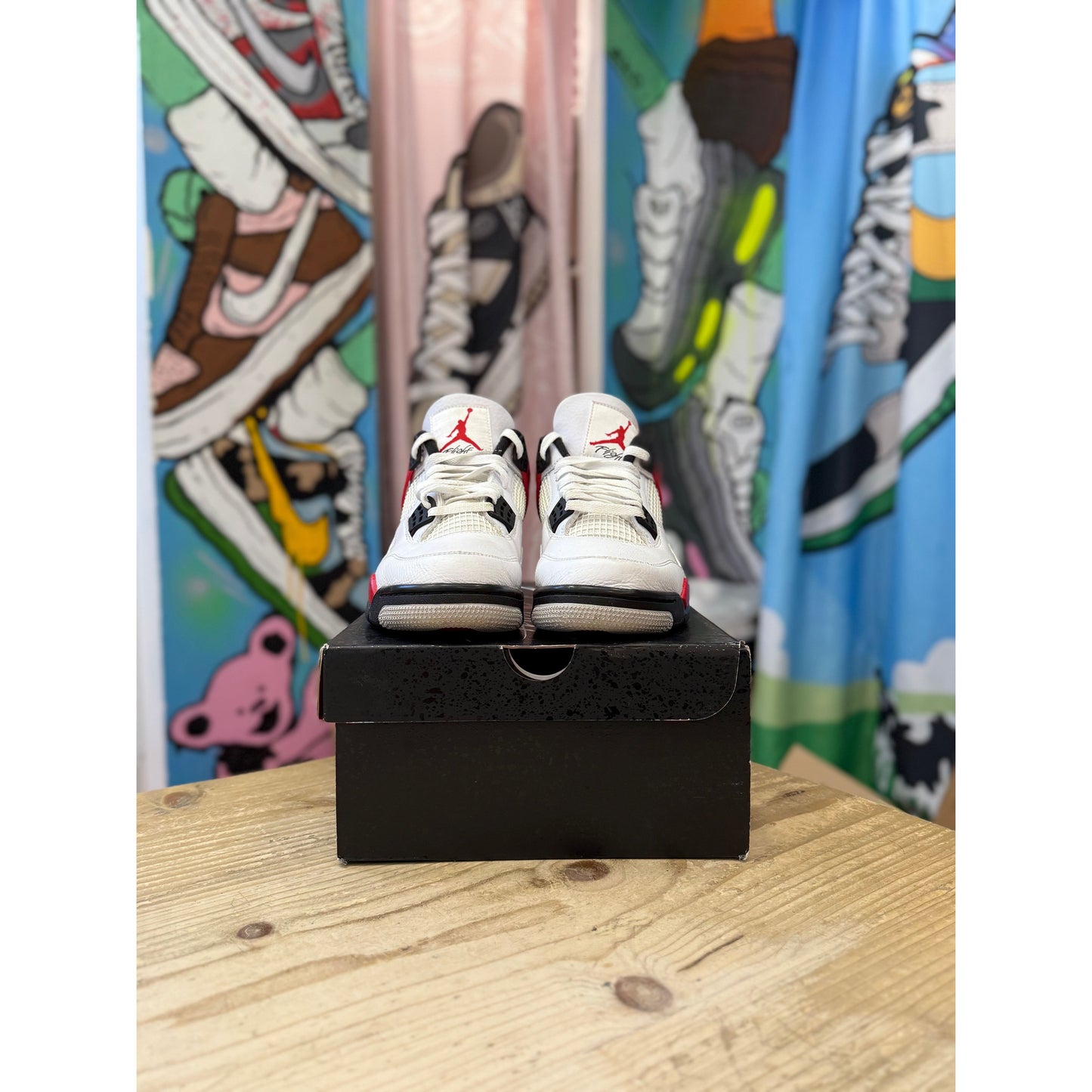 Jordan 4 Red Cement UK7