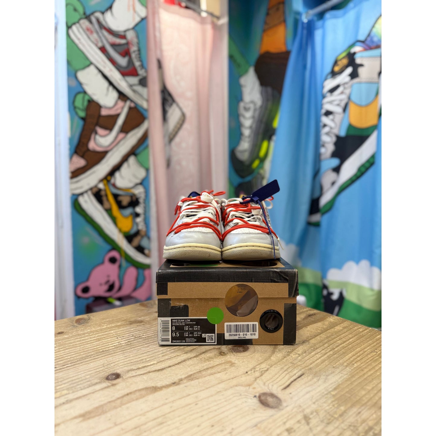 Nike Dunk Low Off White LOT 23 UK7