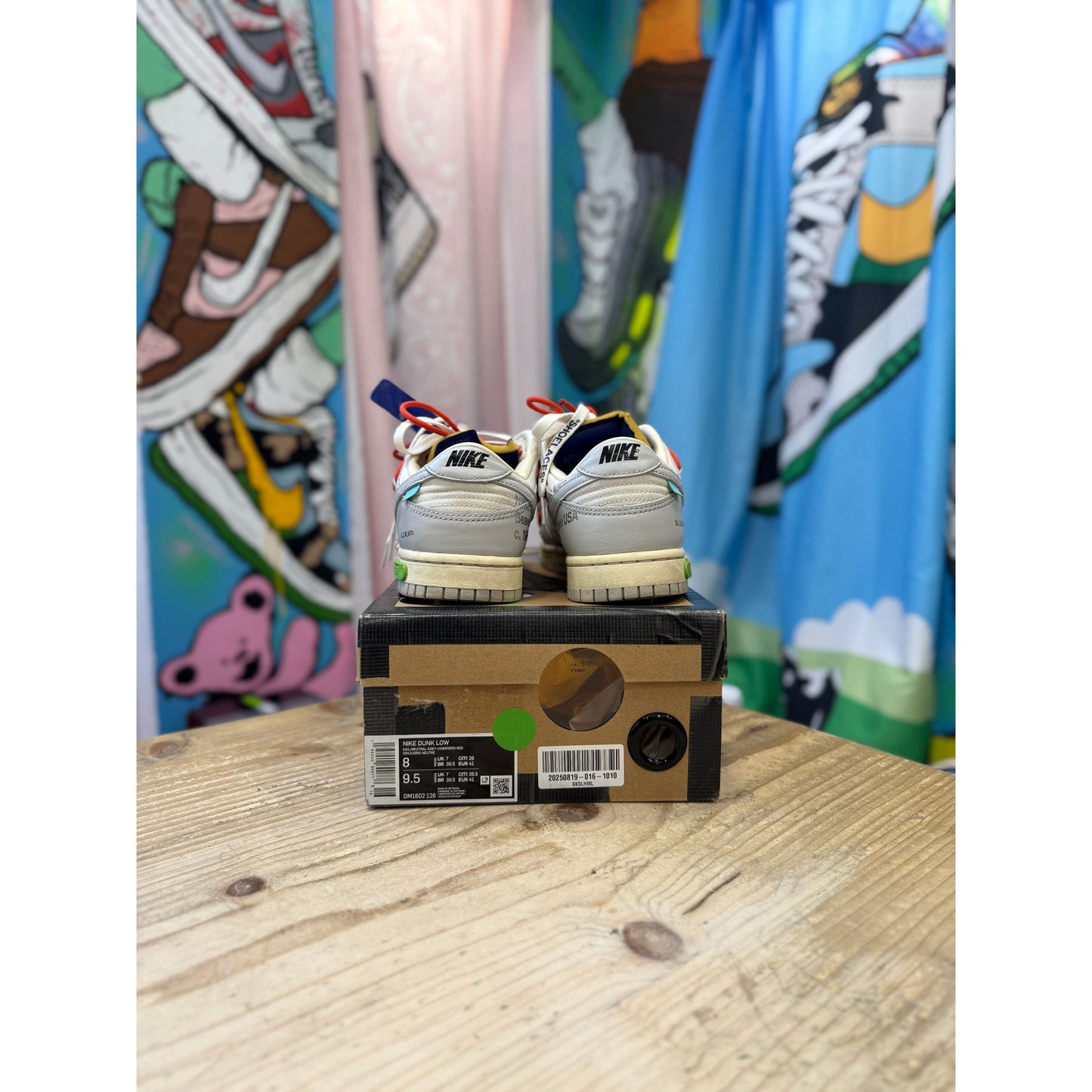 Nike Dunk Low Off White LOT 23 UK7