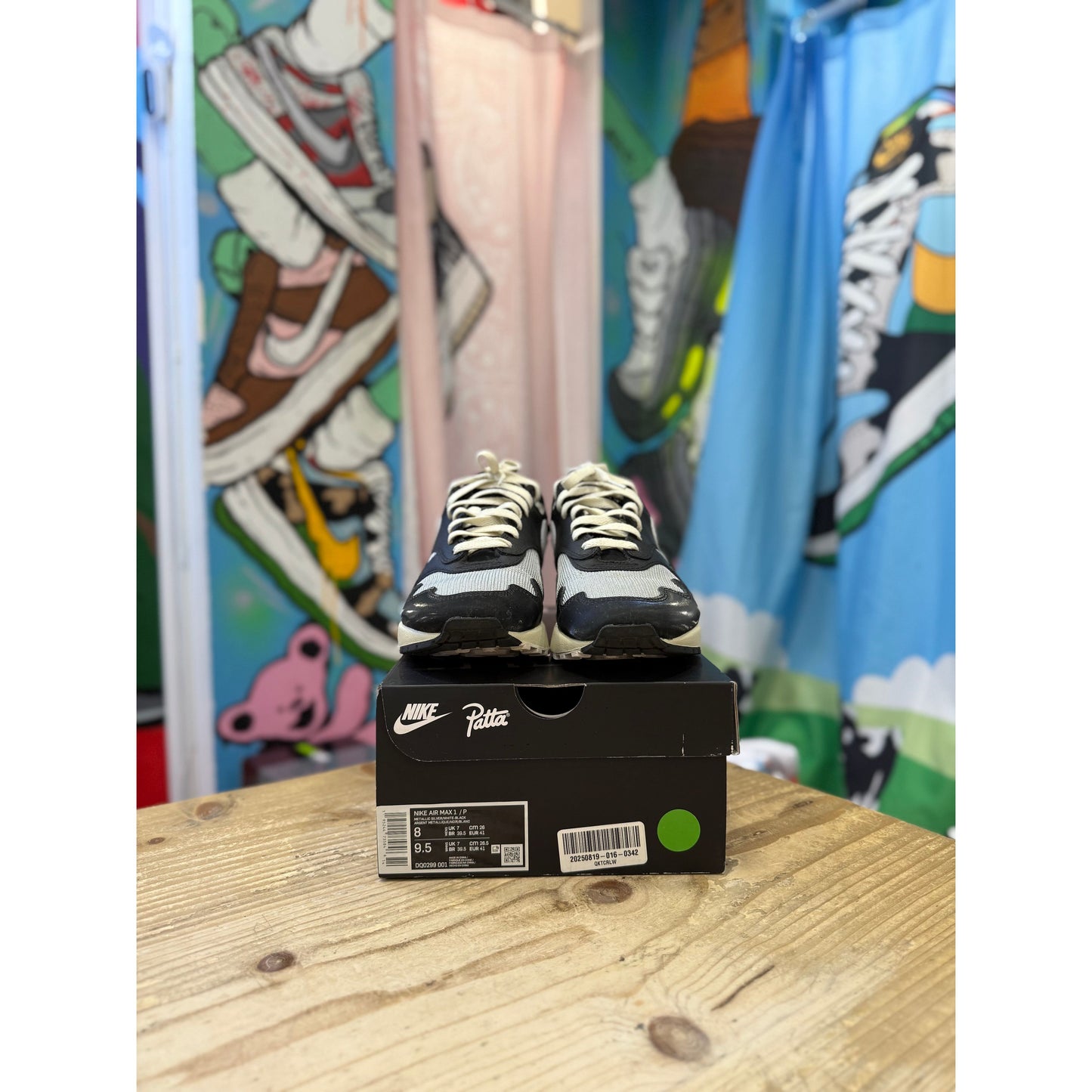 Nike Air Max 1 Patta Black UK7