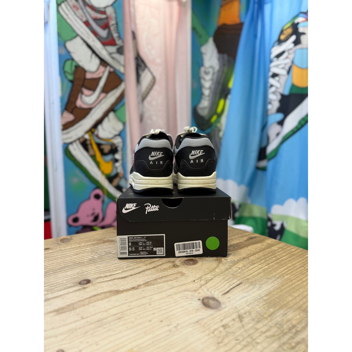 Nike Air Max 1 Patta Black UK7