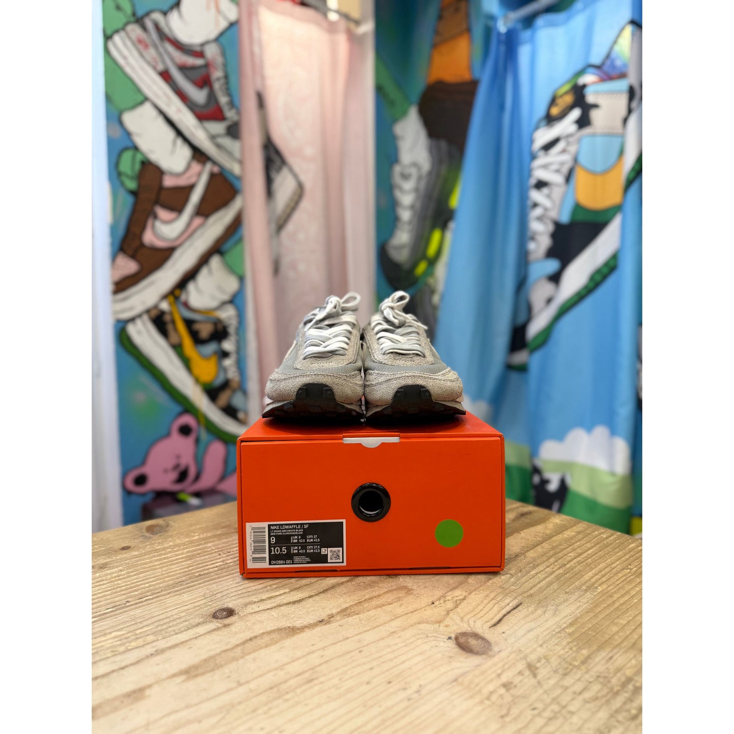 Nike Sacai LDWaffle Fragment Grey UK8