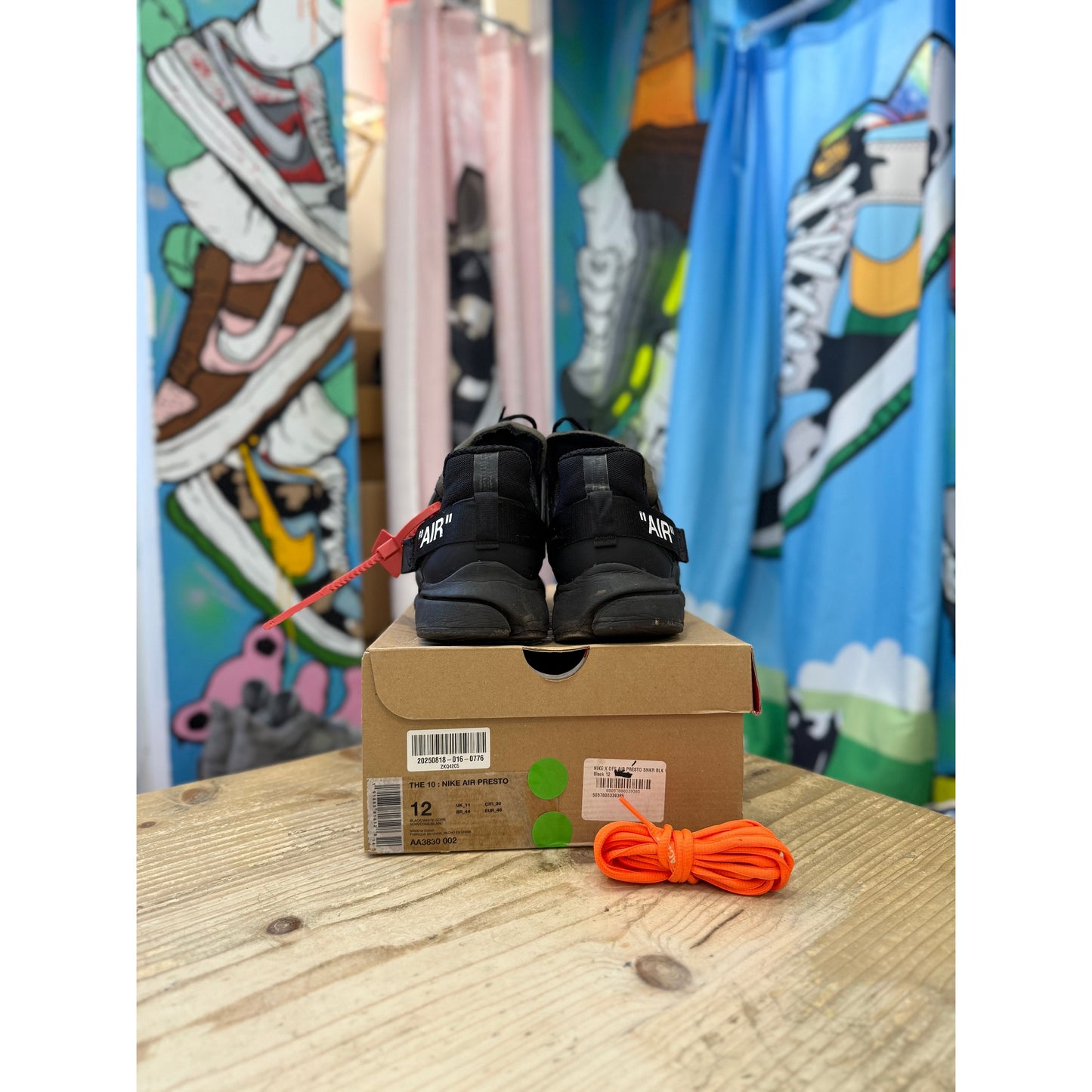 Nike Off White Presto Black UK11