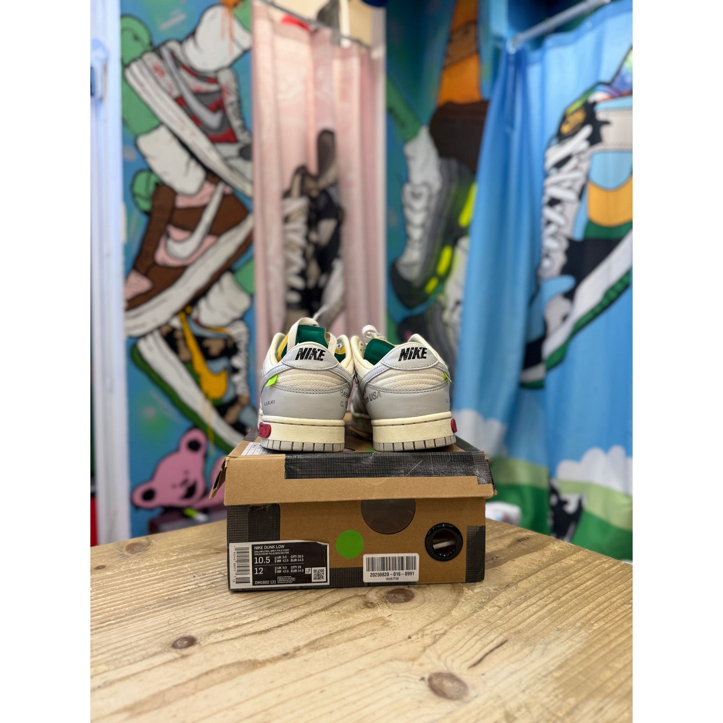 Nike Dunk Low Off White LOT 25 UK9.5