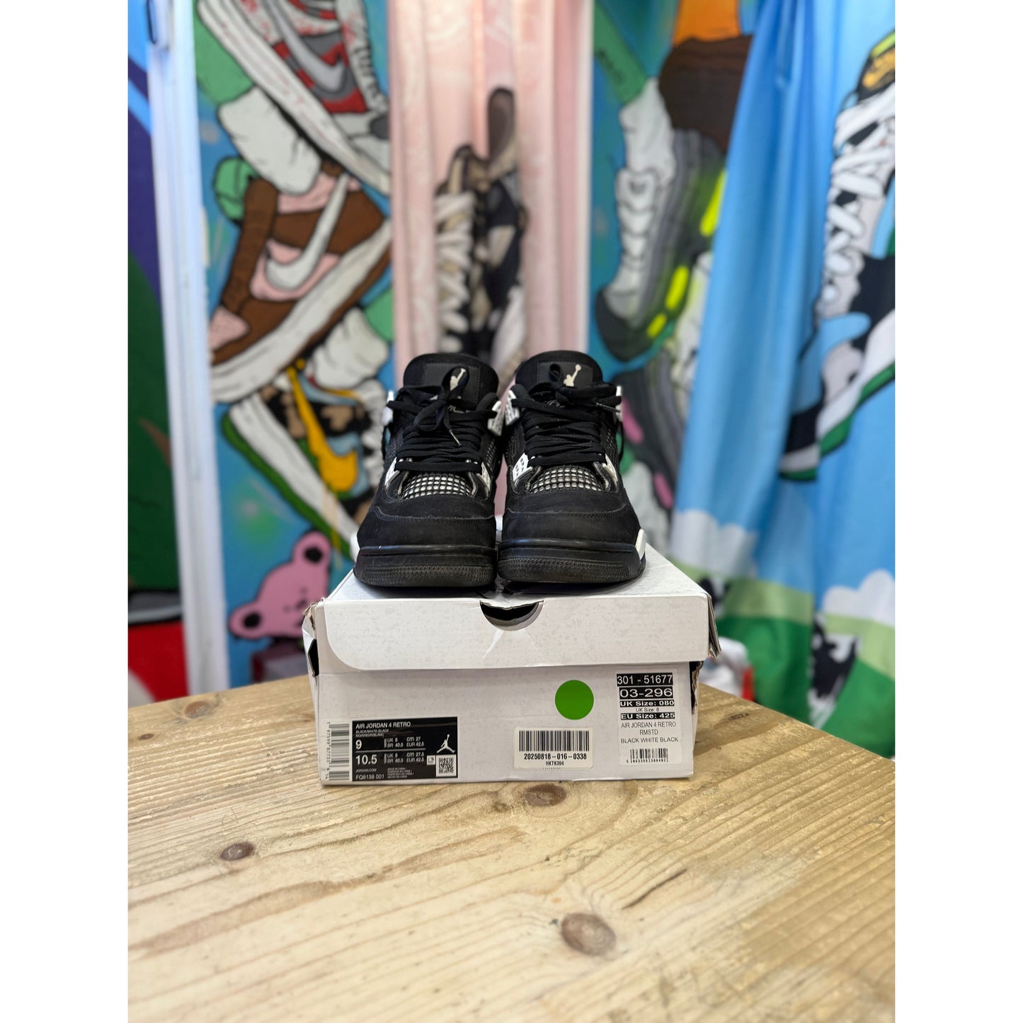 Jordan 4 White Thunder UK8