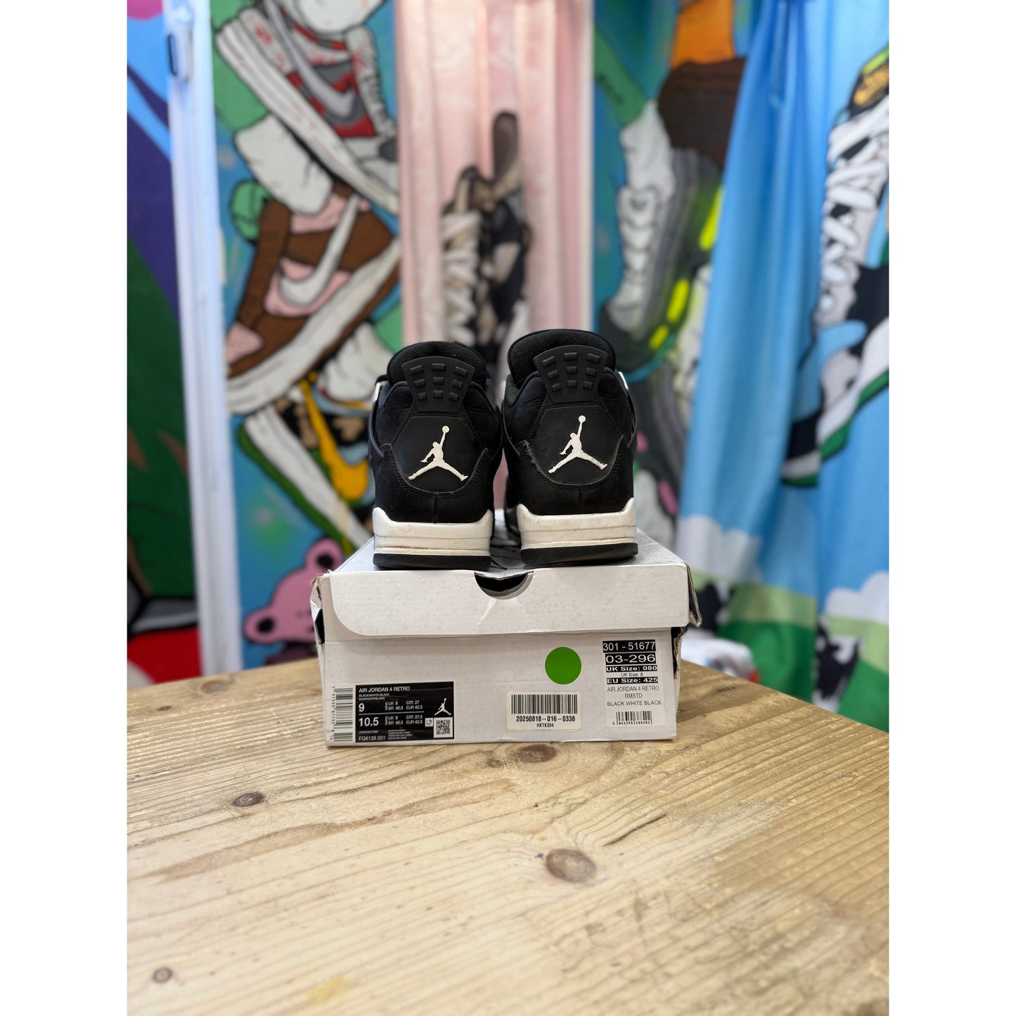 Jordan 4 White Thunder UK8