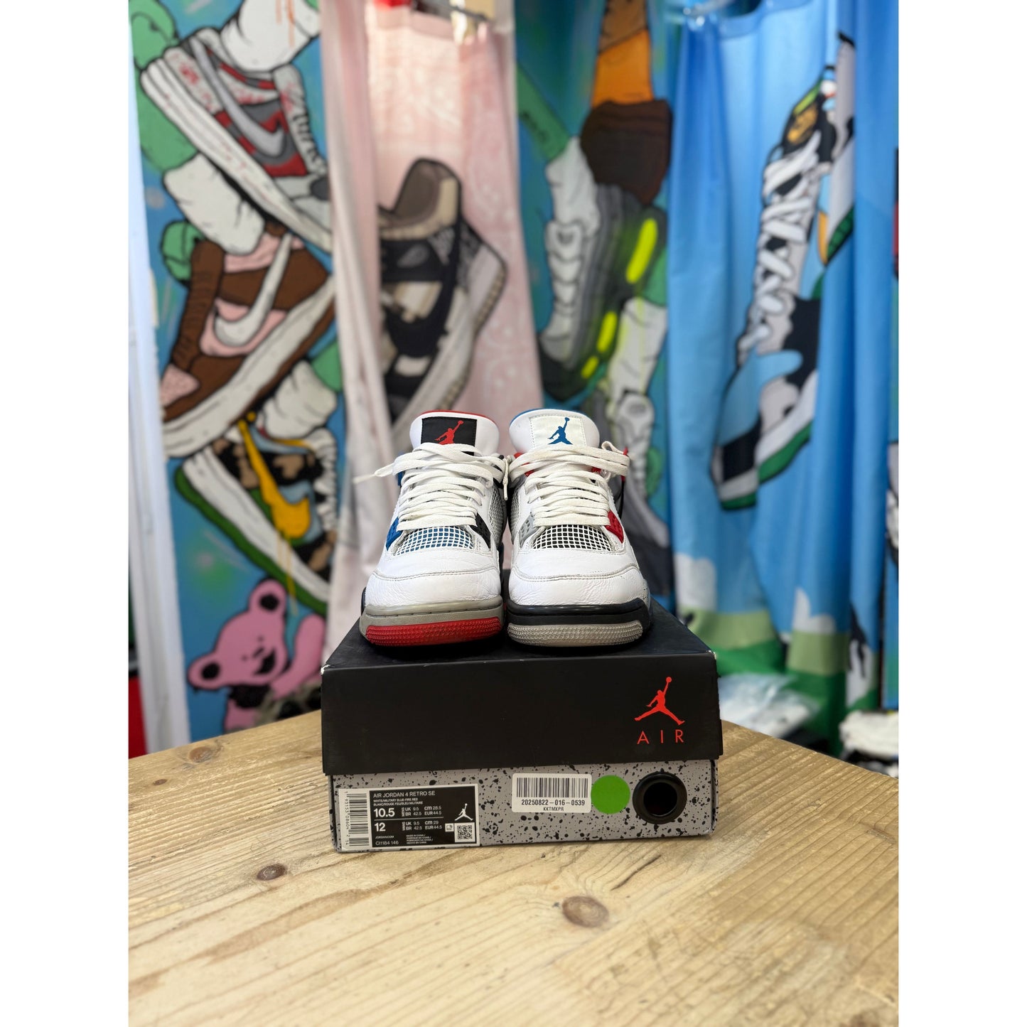 Jordan 4 'What the?' UK9.5