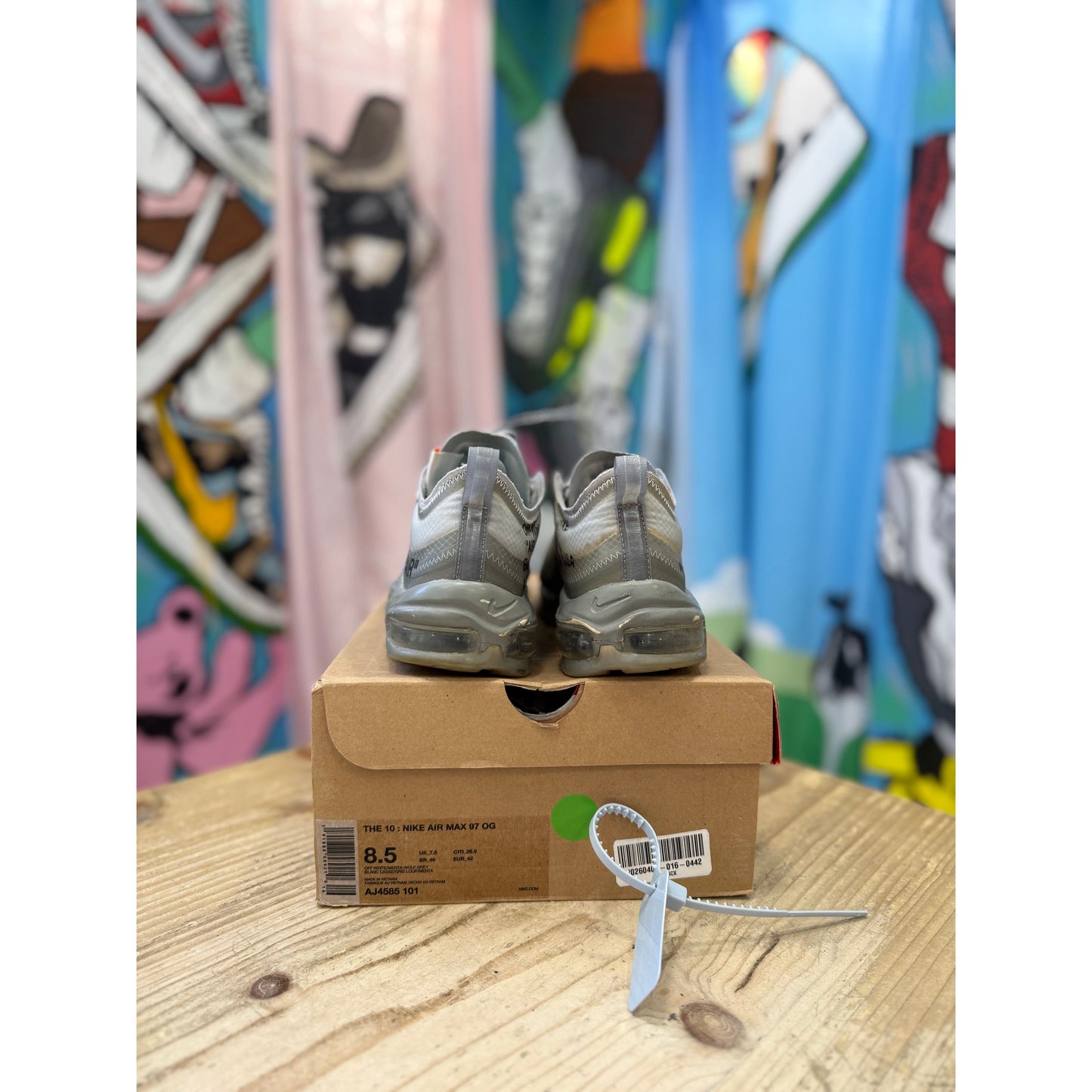 Nike Air Max 97 Off White Menta UK 7.5.