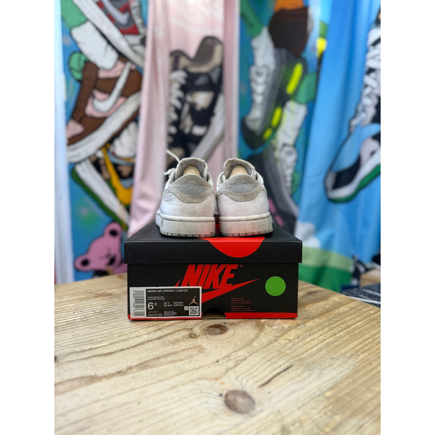 Jordan 1 Low Neutral Grey UK4