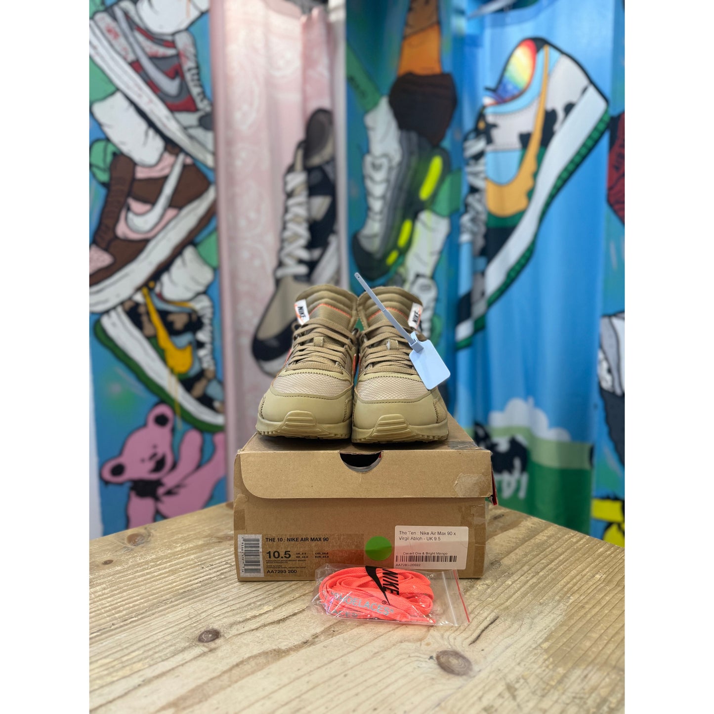 Nike Air Max 90 Off White Desert Ore UK 9.5