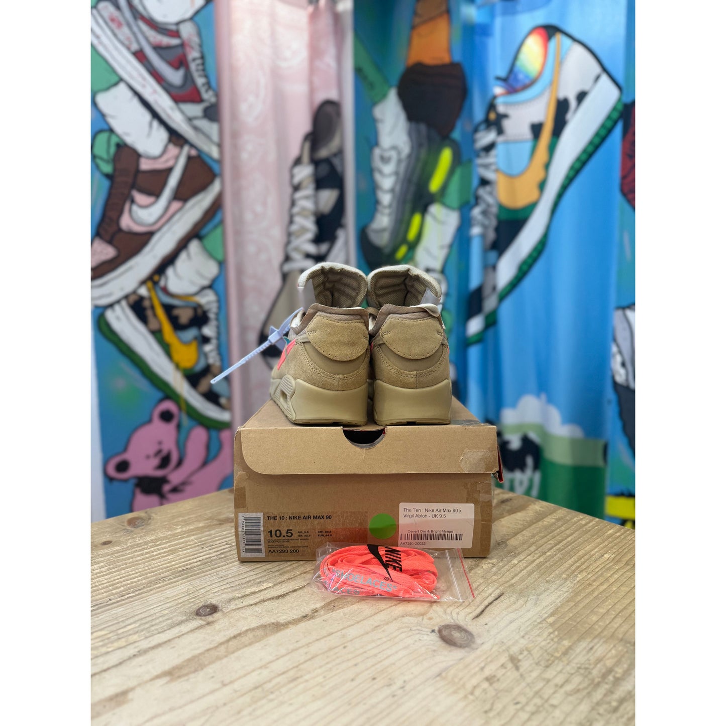 Nike Air Max 90 Off White Desert Ore UK 9.5