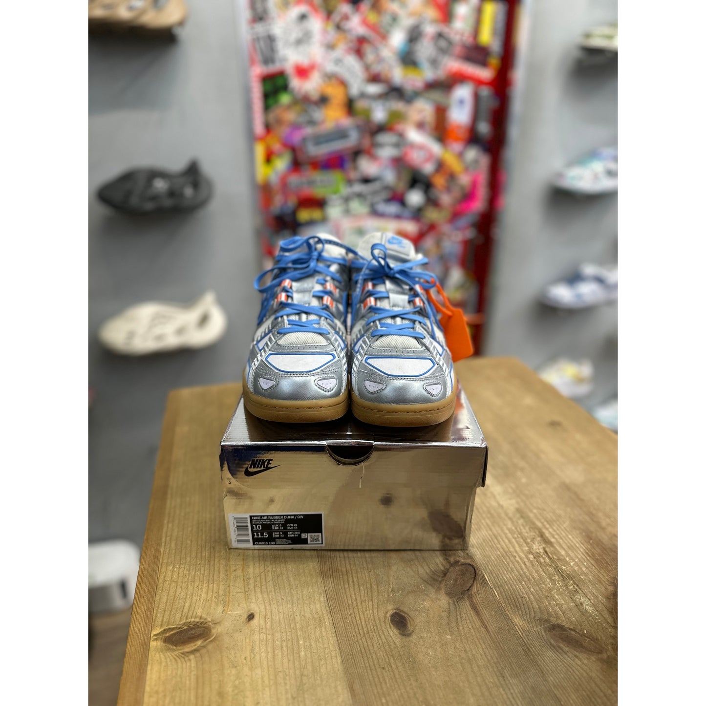 Nike Air Rubber Dunk Off-White UNC UK 9