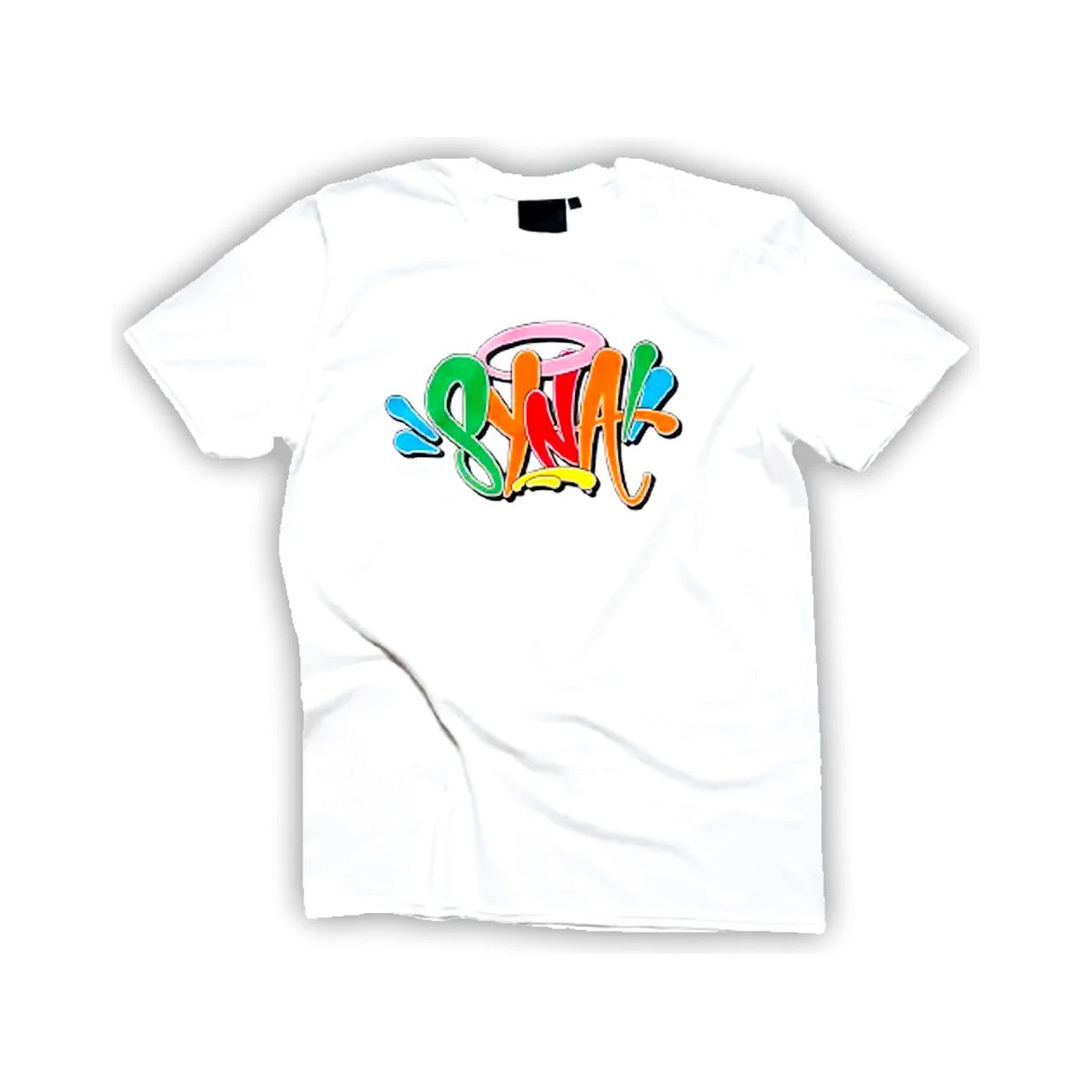 Syna World Glastonbury T-Shirt White by SYNA in Clothing. Available at KershKicks for £85.00. A must-have for fans of SYNA looking to elevate their style with this T-Shirt.