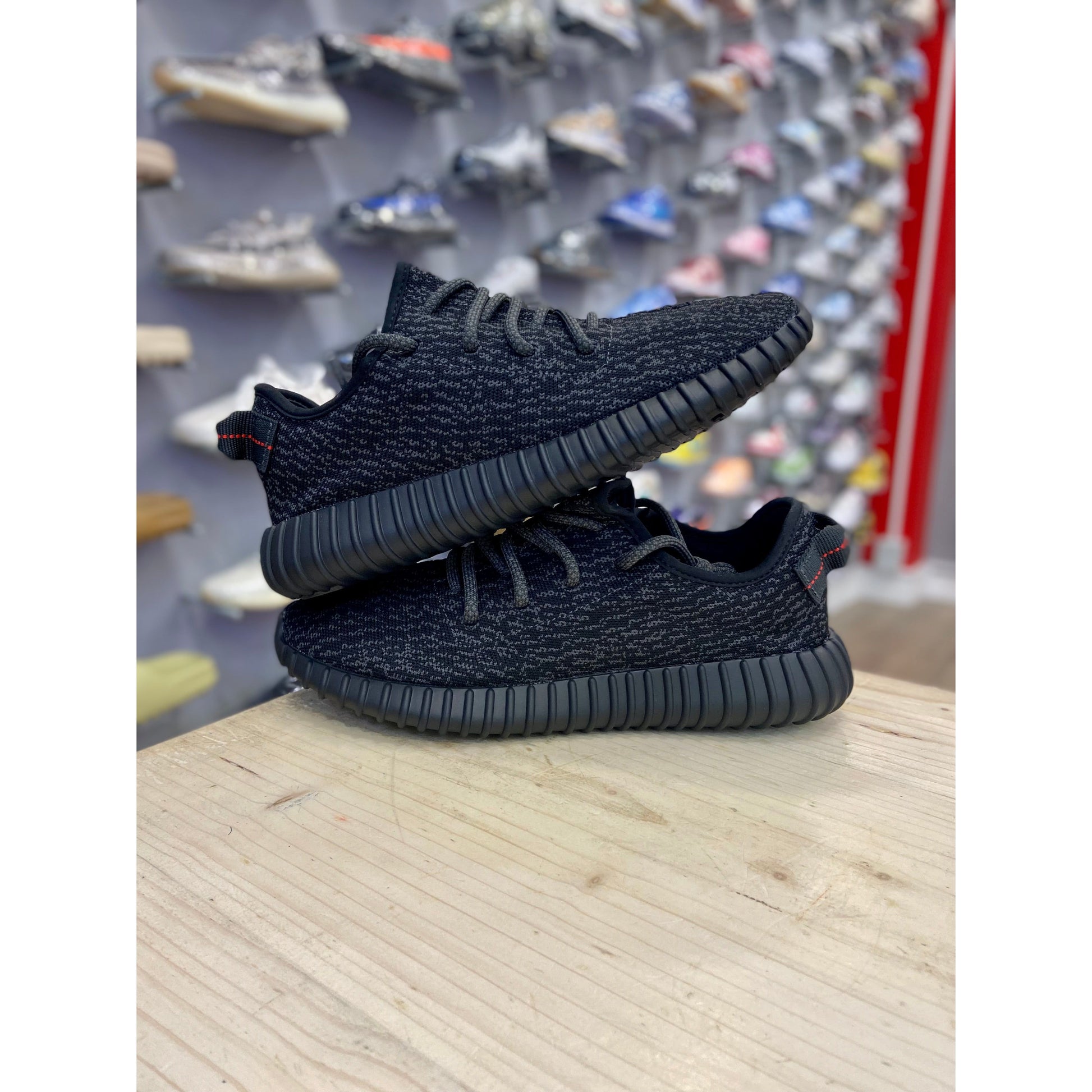 Yeezy Boost 350 Pirate Black (2023) by Yeezy in Shoes. Available at KershKicks for £247.50. A must-have for fans of Yeezy looking to elevate their style with this Shoes.