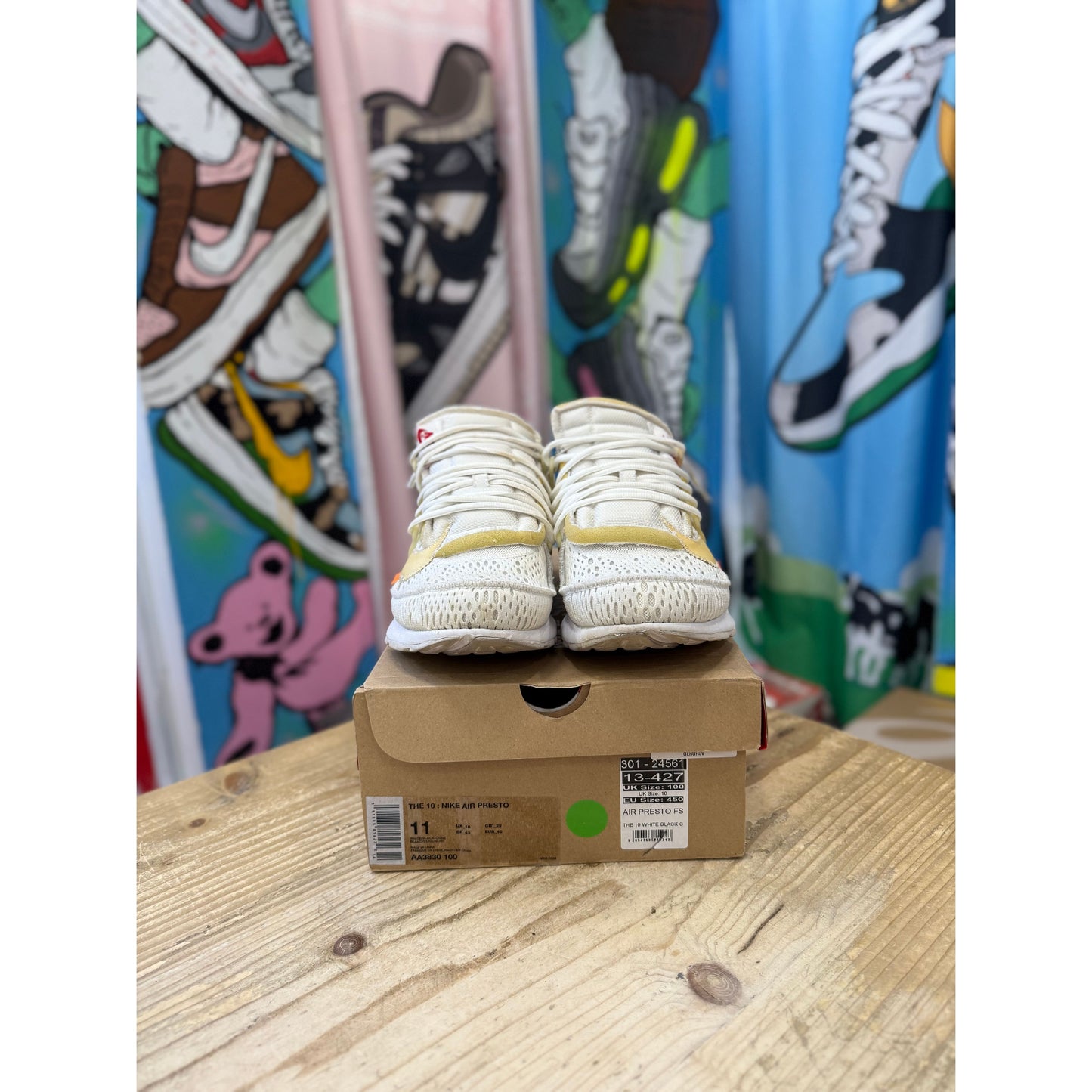 Nike Off White Presto White UK 10