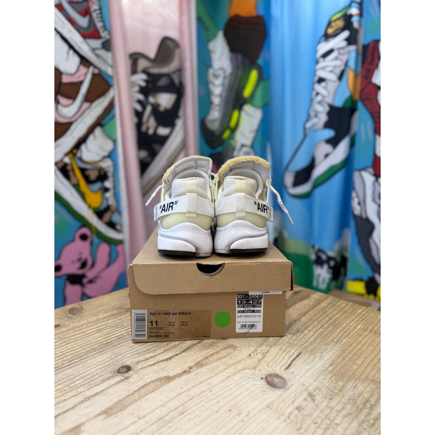 Nike Off White Presto White UK 10