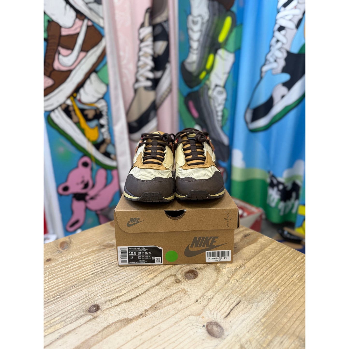Nike Air Max 1 Travis Scott Baroque Brown UK 9.5