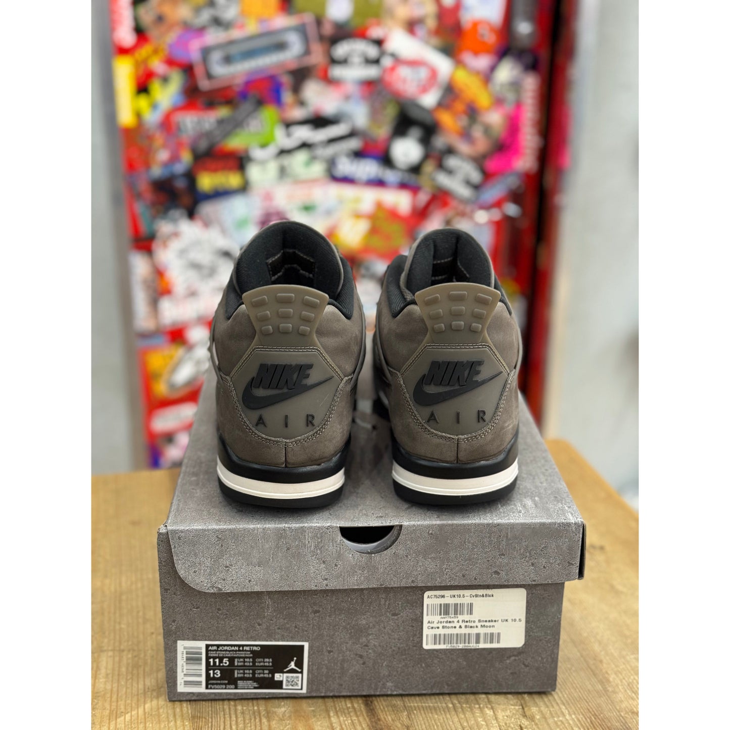 Jordan 4 Retro Cave Stone UK 10.5