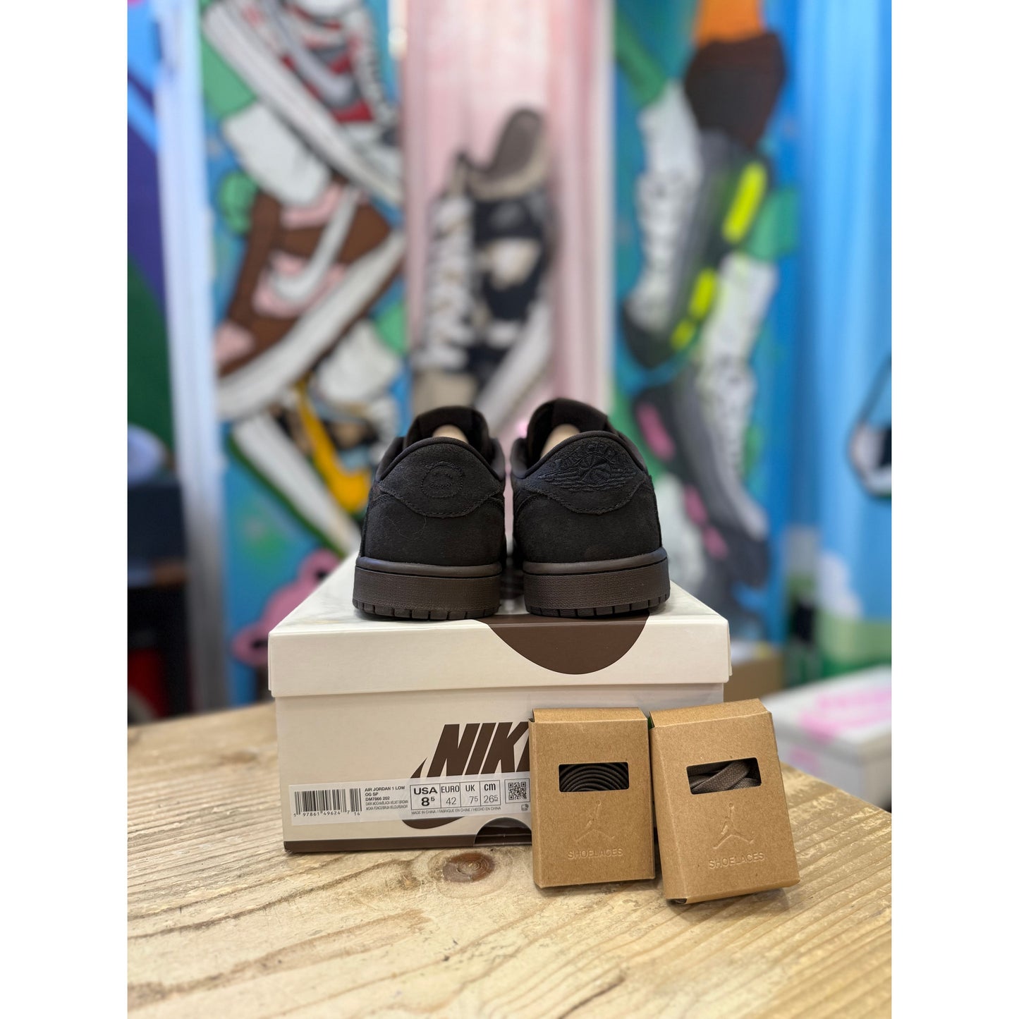 Jordan 1 Low Velvet Brown UK7.5