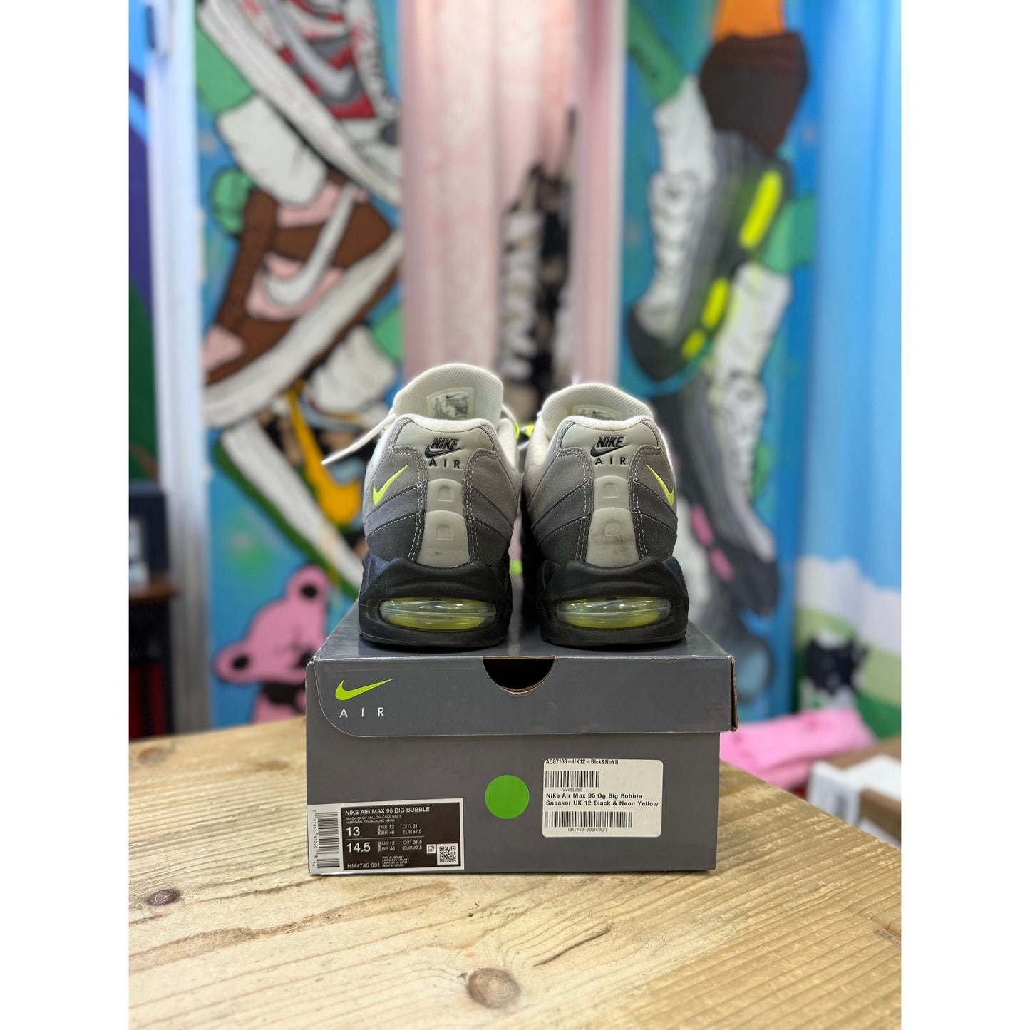 Nike Air Max 95 Big Bubble Neon UK 12