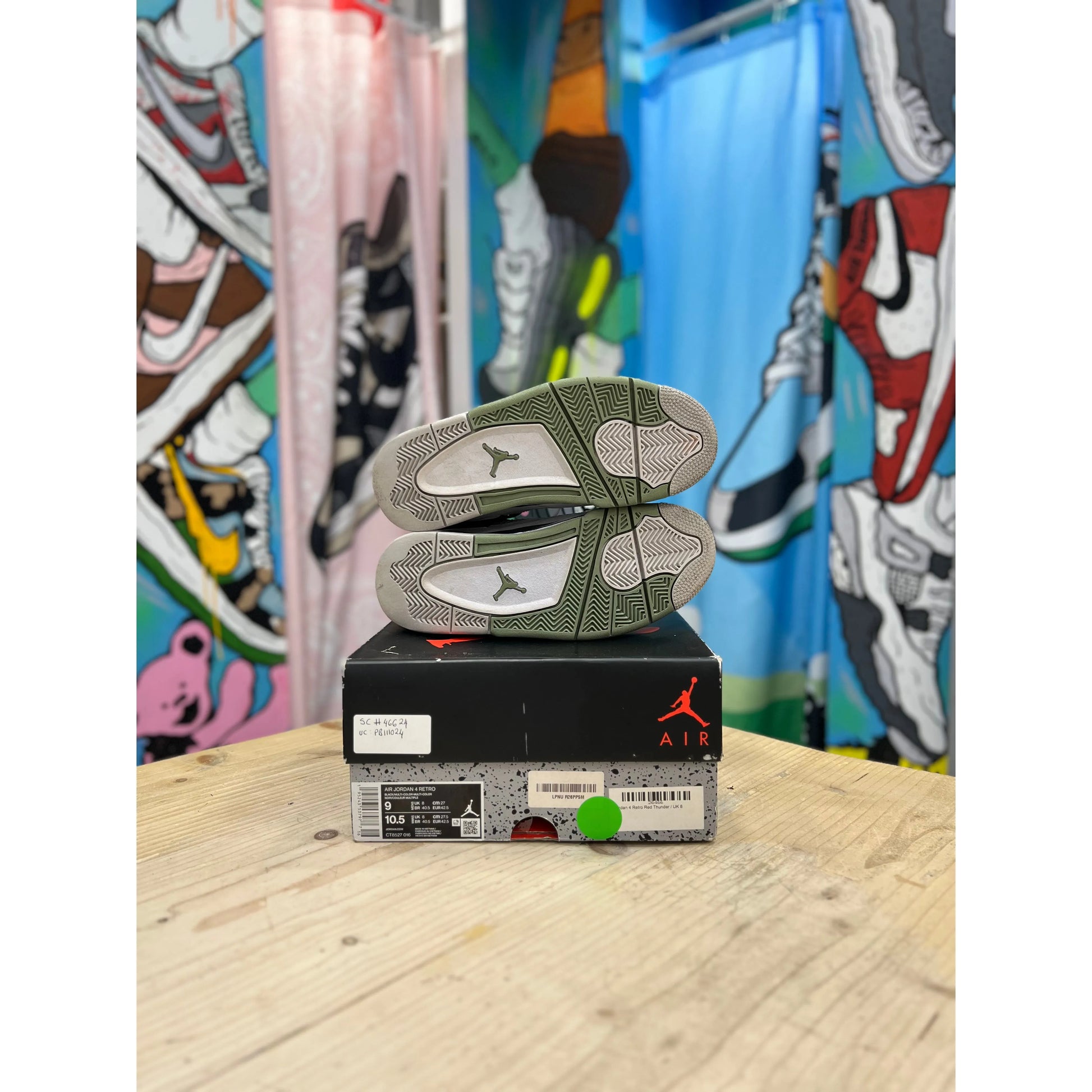Jordan 4 Seafoam UK 6 by Jordan's in . Available at KershKicks for £175.00. A must-have for fans of Jordan's looking to elevate their style with this Kershkicked.