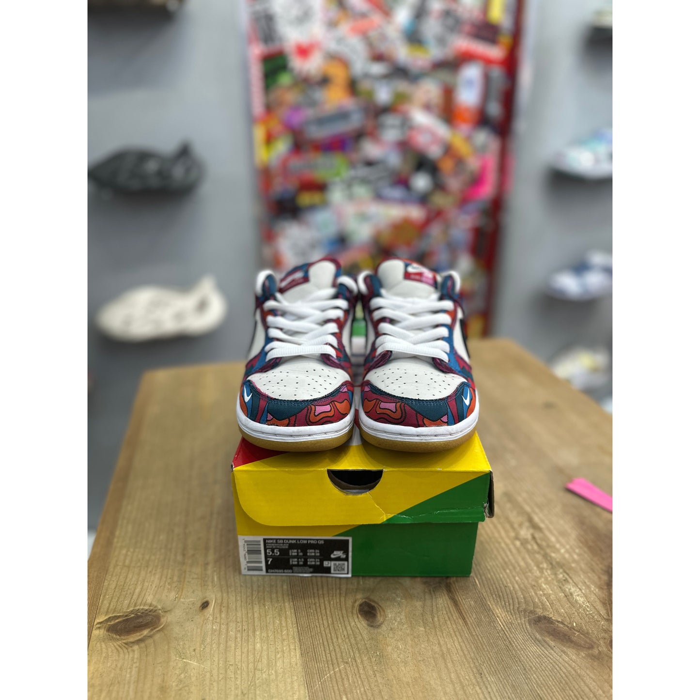Nike SB Dunk Low Pro Parra Abstract Art (2021) UK 5