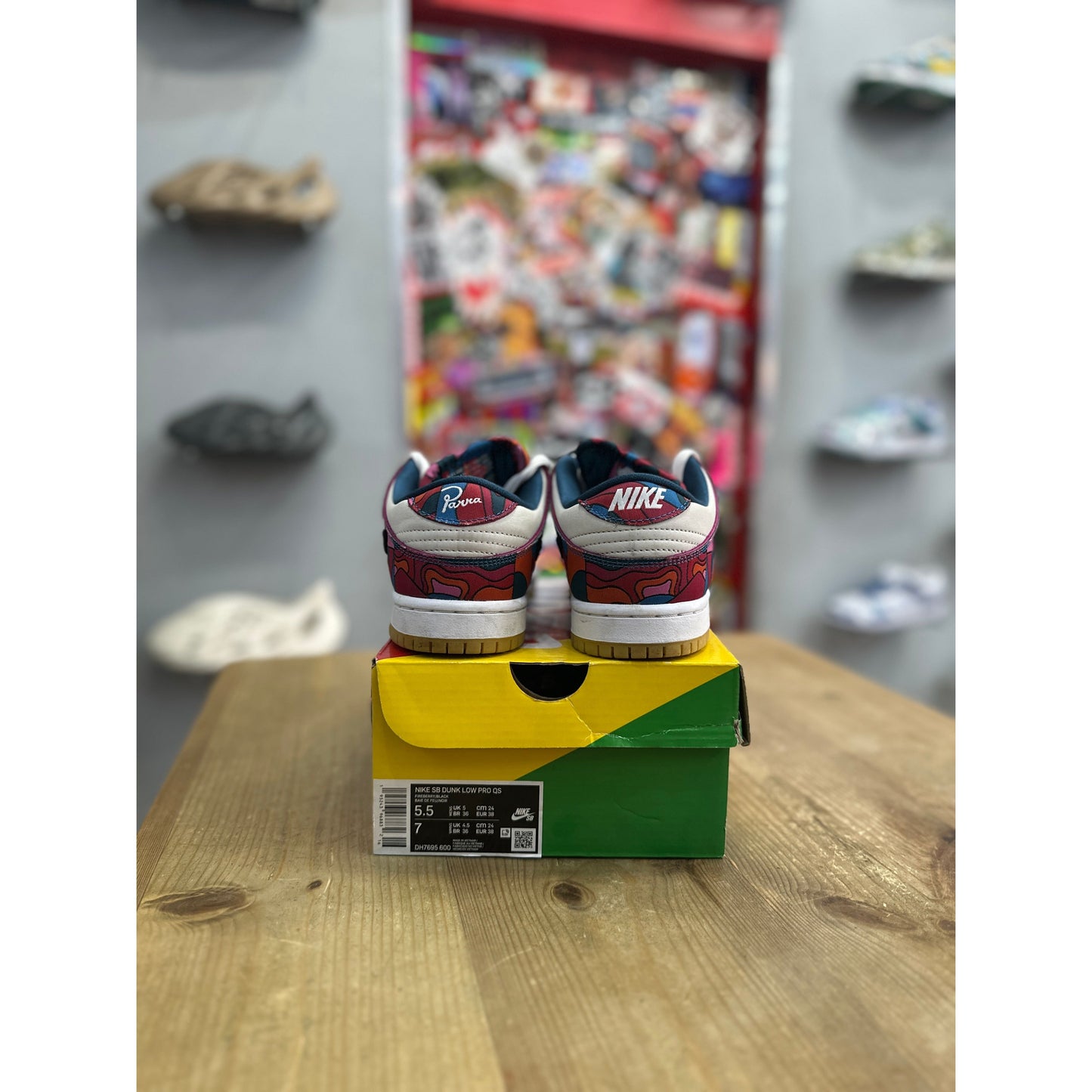 Nike SB Dunk Low Pro Parra Abstract Art (2021) UK 5