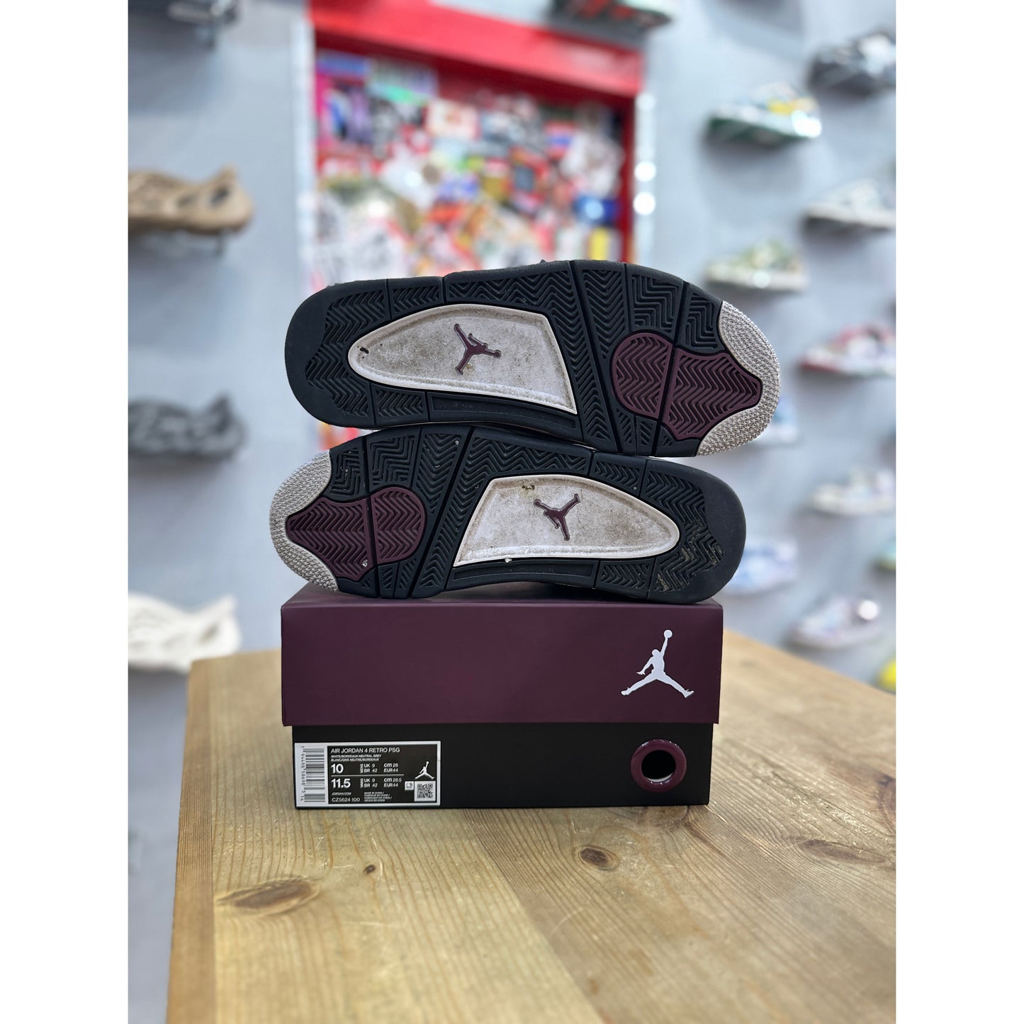 Jordan 4 Retro PSG Paris Saint-Germain UK 9