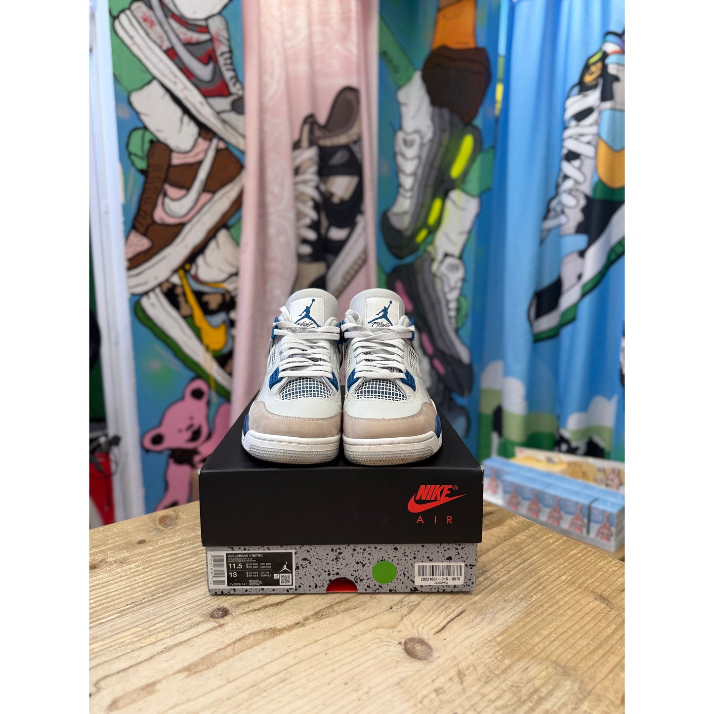 Jordan 4 Military Blue UK 10.5