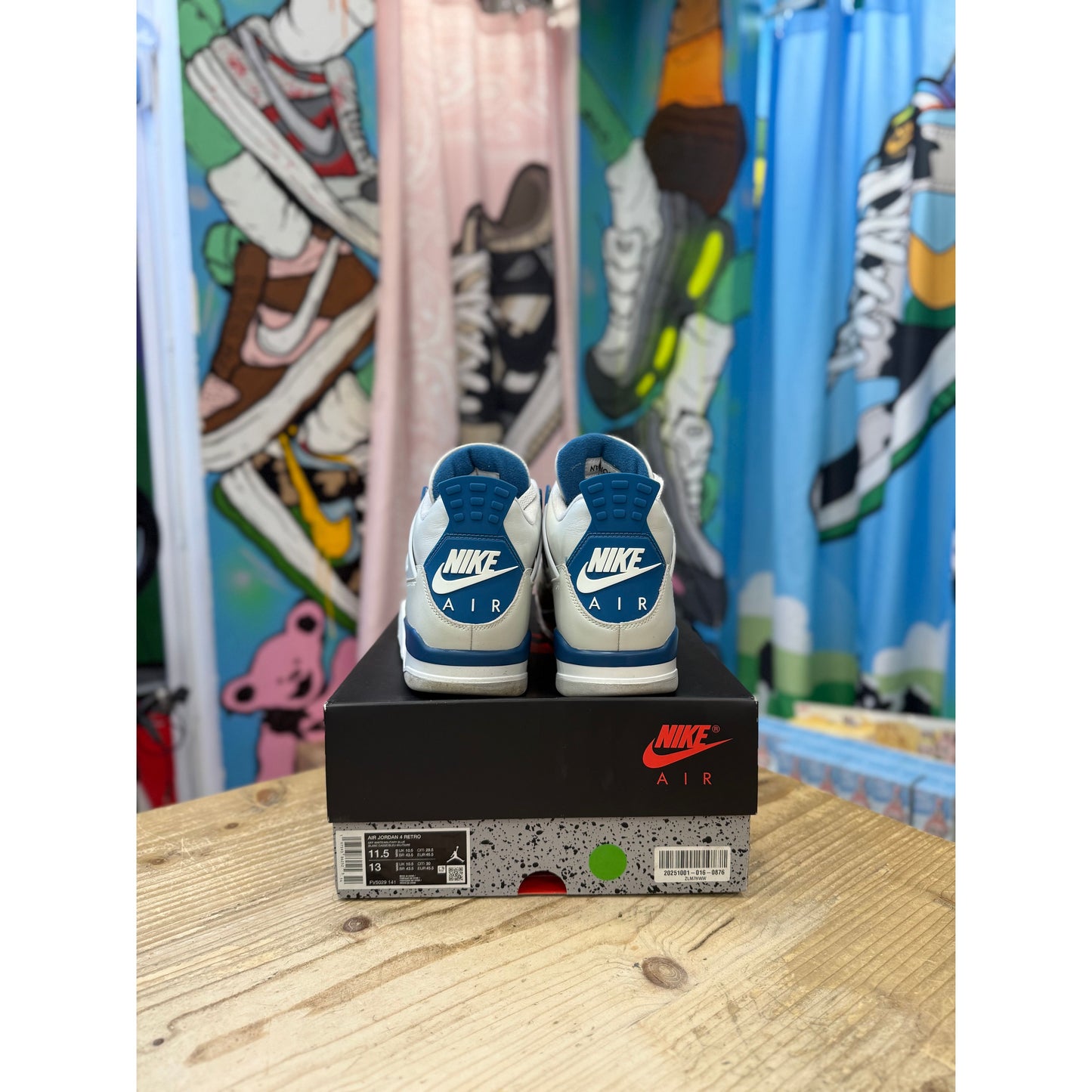Jordan 4 Military Blue UK 10.5