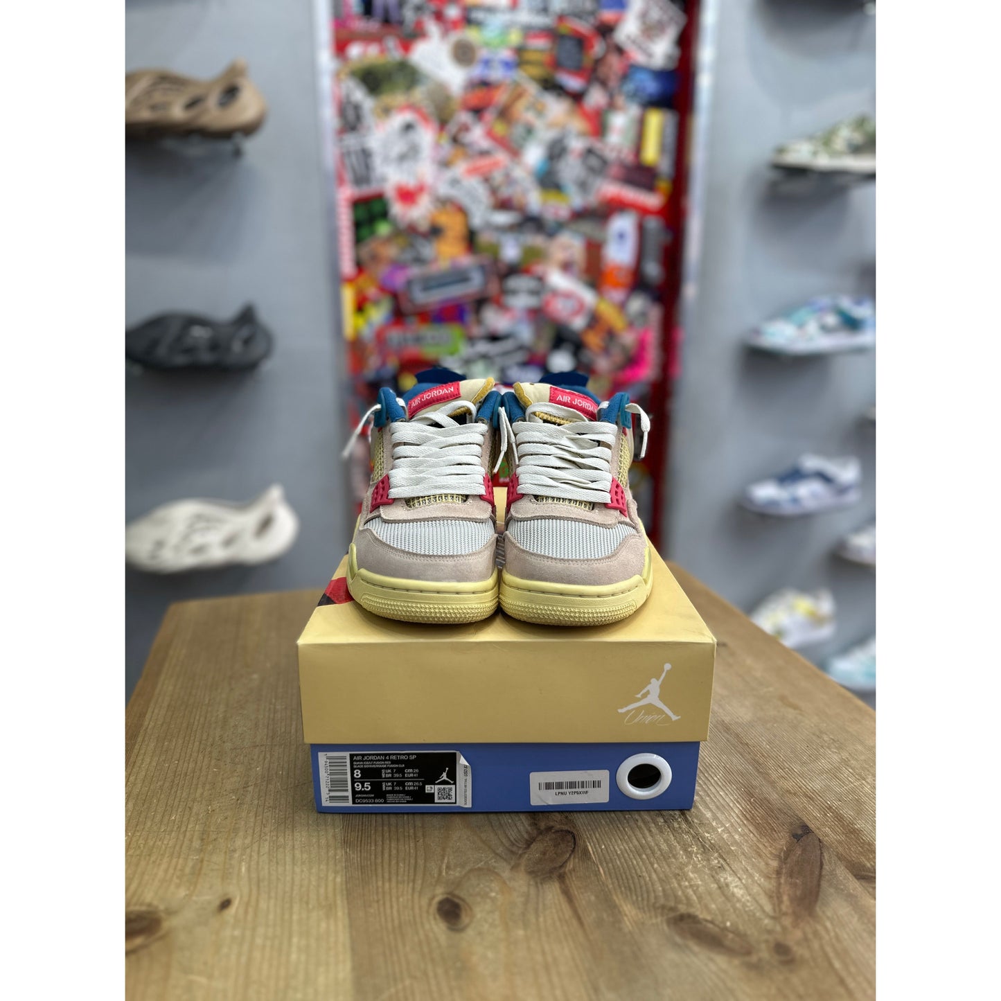 Jordan 4 Retro Union Guava Ice UK 7.