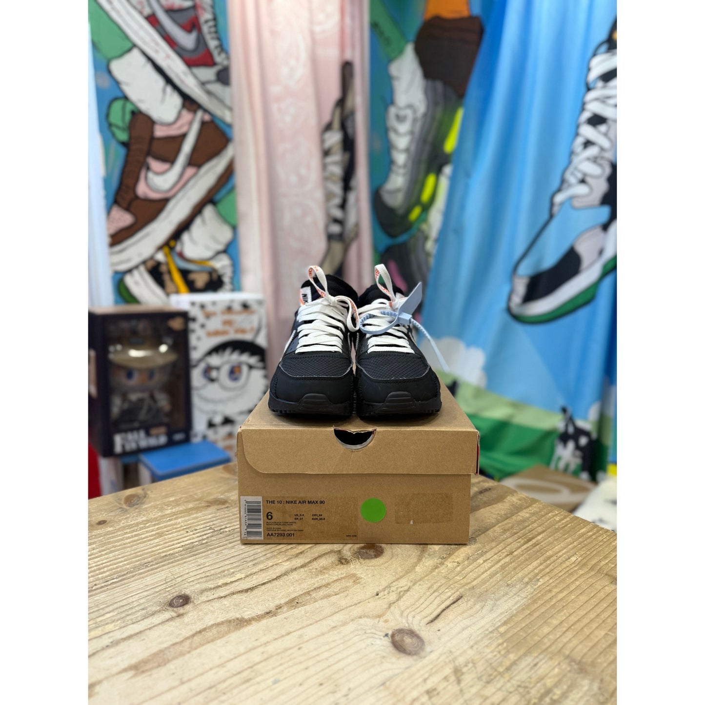 Air Max 90 Off White Black UK 5.5